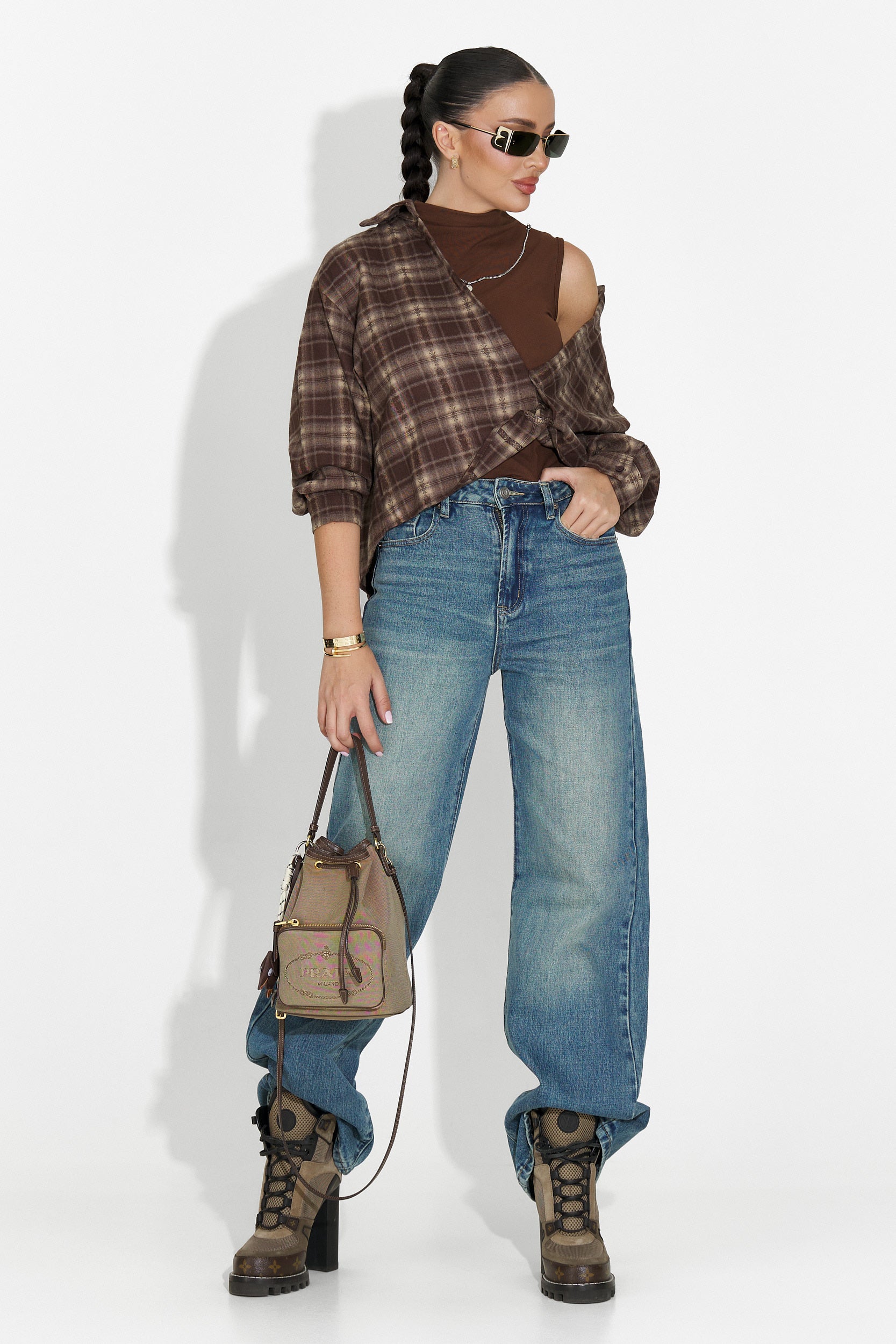 Blugi dama casual albastri Veyra Bogas