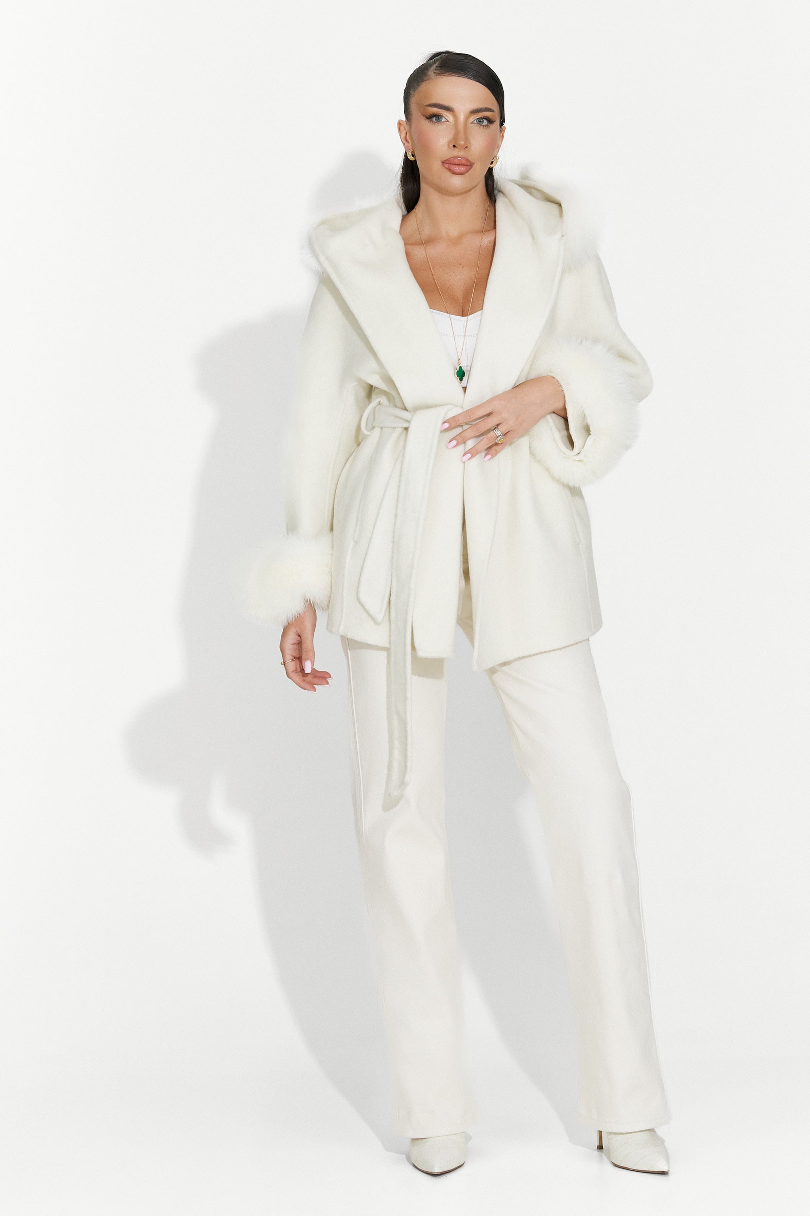 Blugi dama casual bej Brisia Bogas