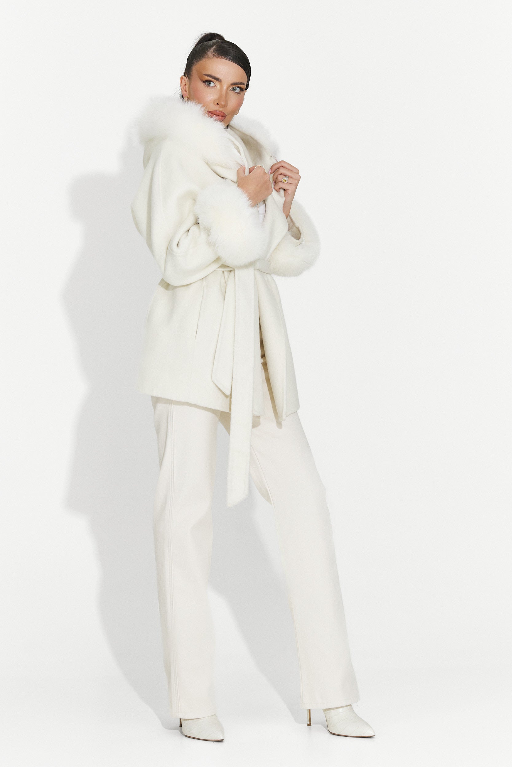 Blugi dama casual bej Brisia Bogas