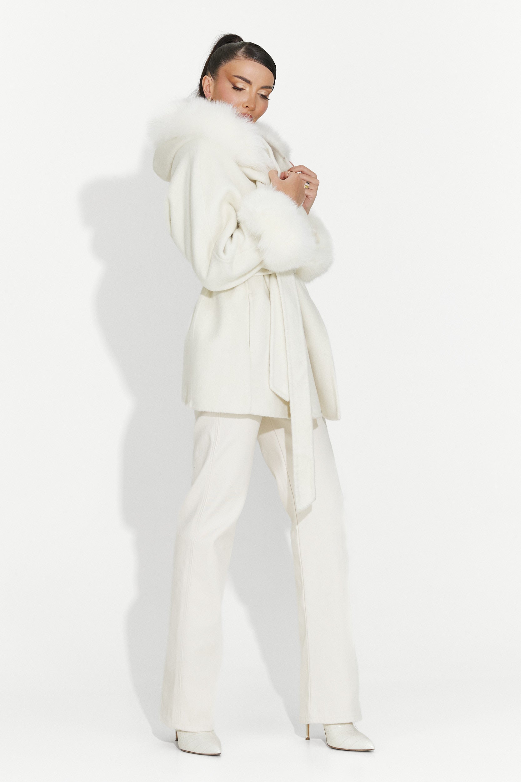 Blugi dama casual bej Brisia Bogas