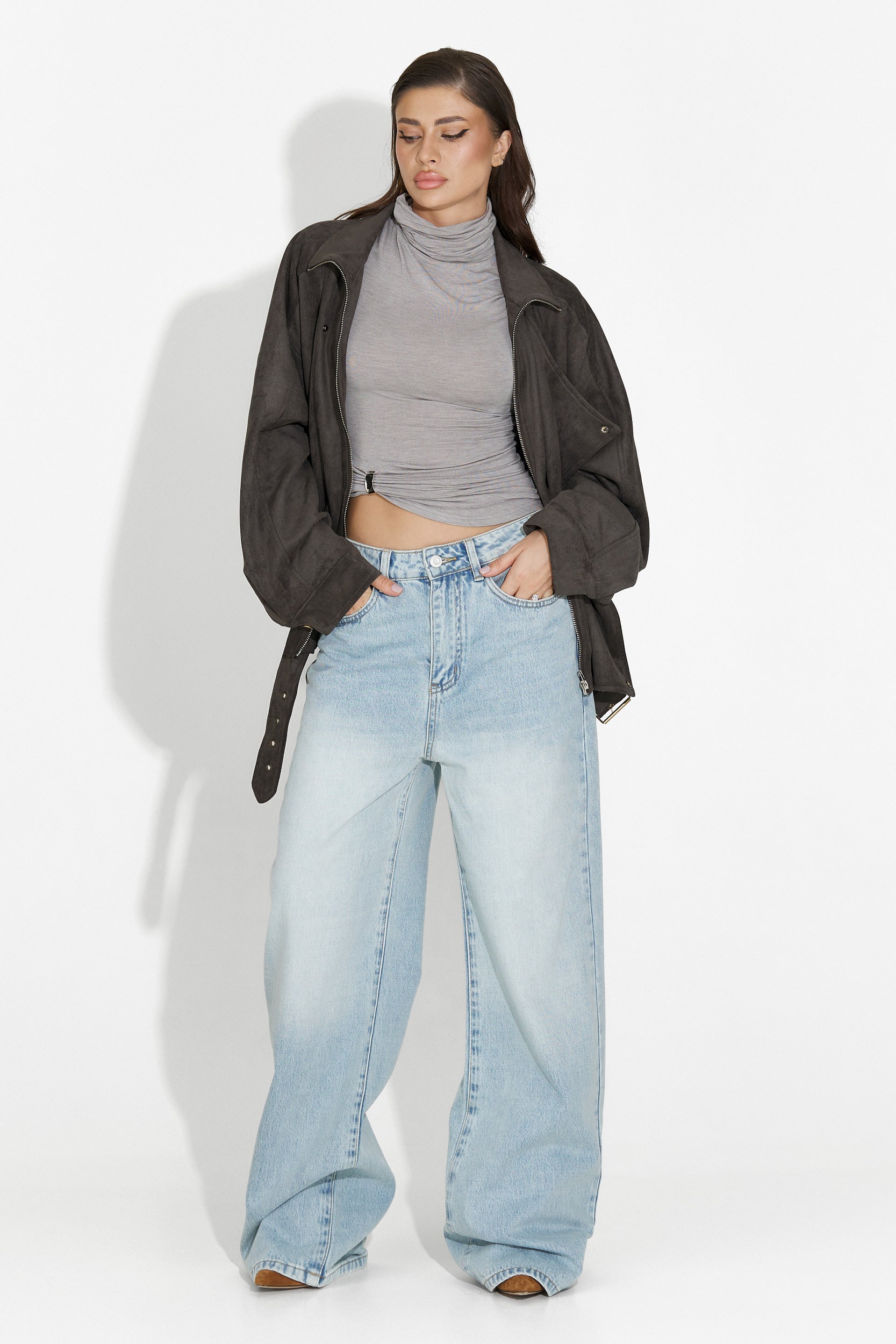 Blugi dama casual bleu Aurenza Bogas