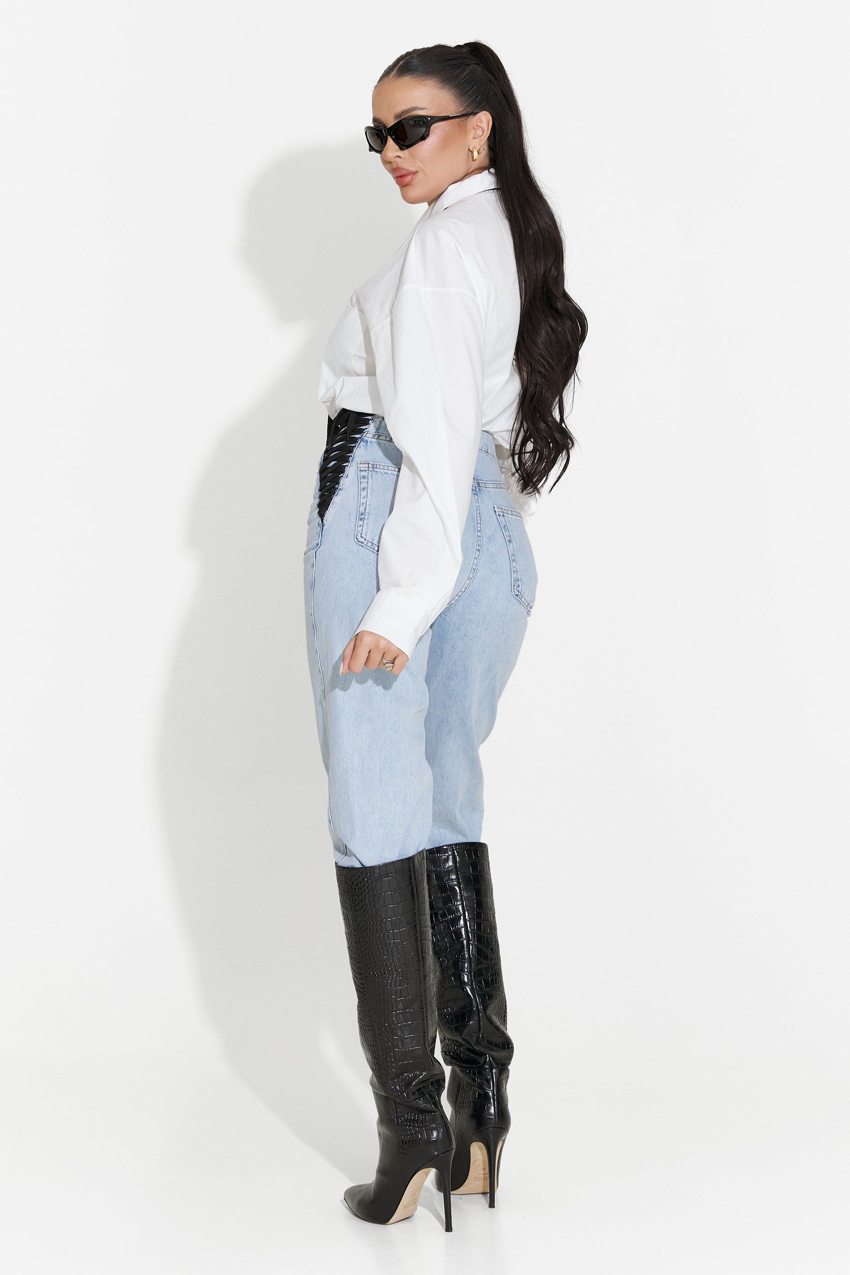 Blugi dama casual bleu Bodysa Bogas