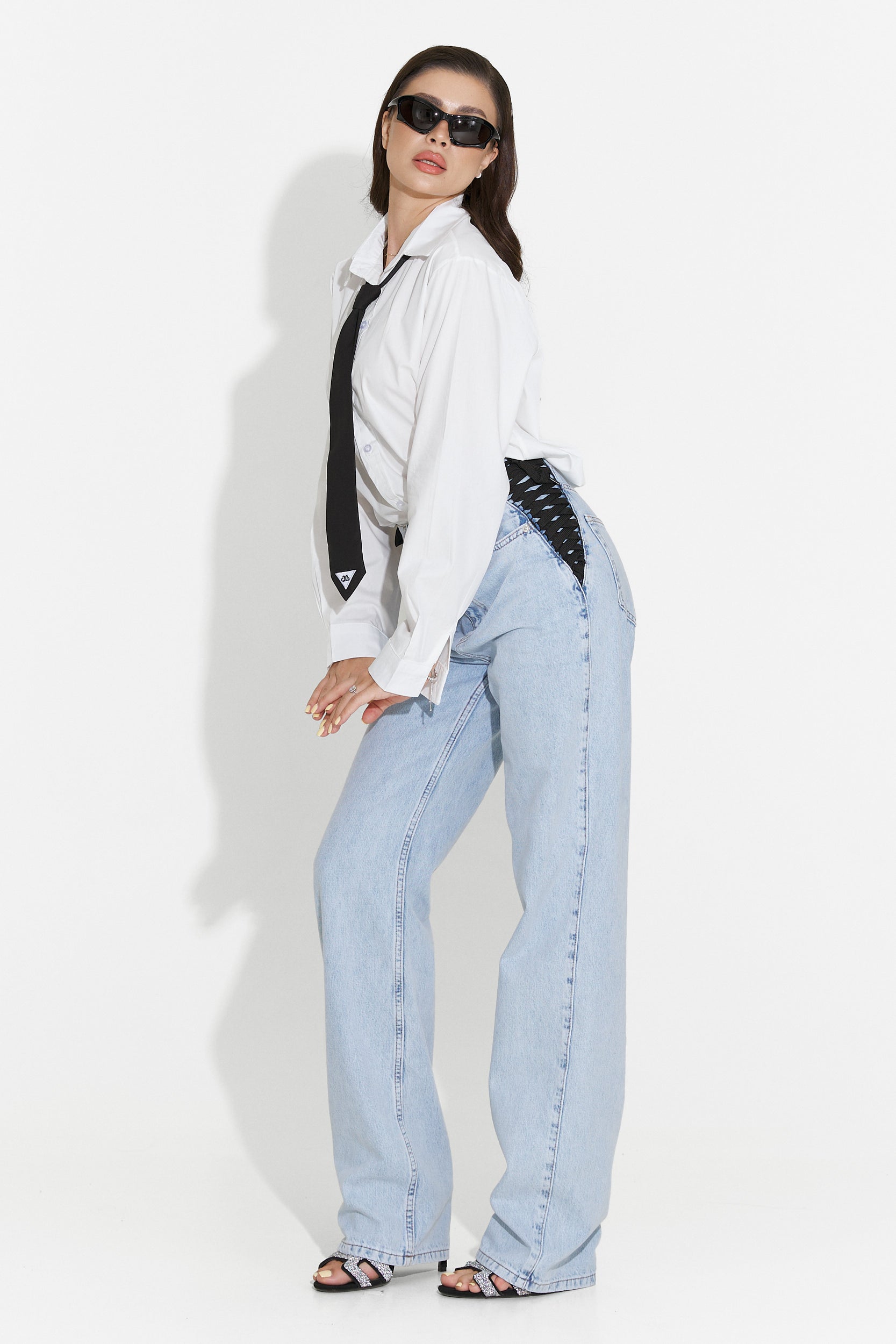 Blugi dama casual bleu Bodysa Bogas