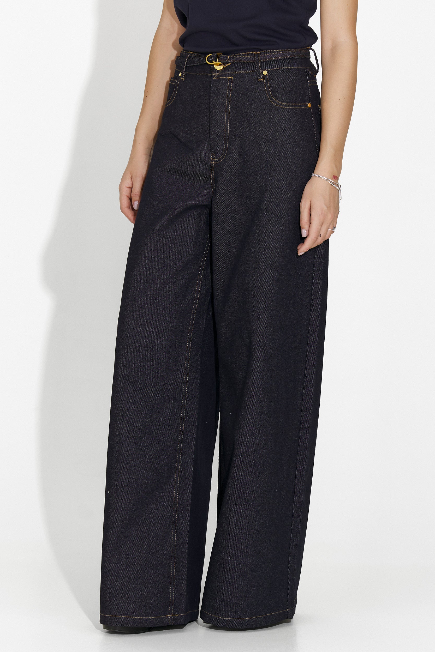 Blugi dama casual bleumarin Flovira Bogas