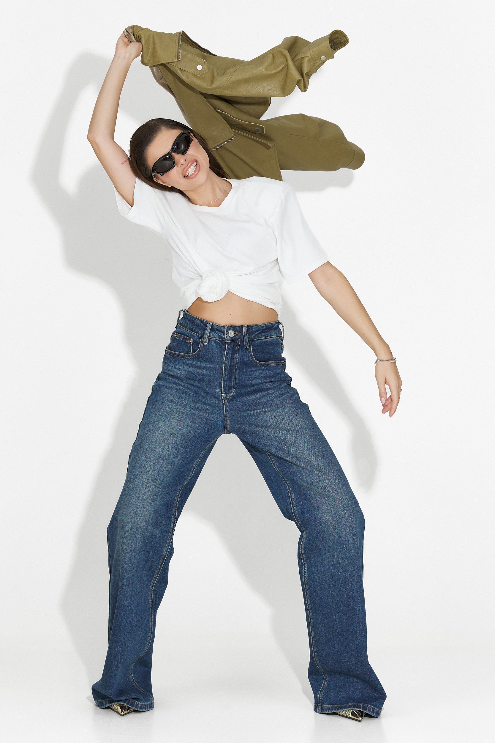 Blugi dama casual bleumarin Liorena Bogas