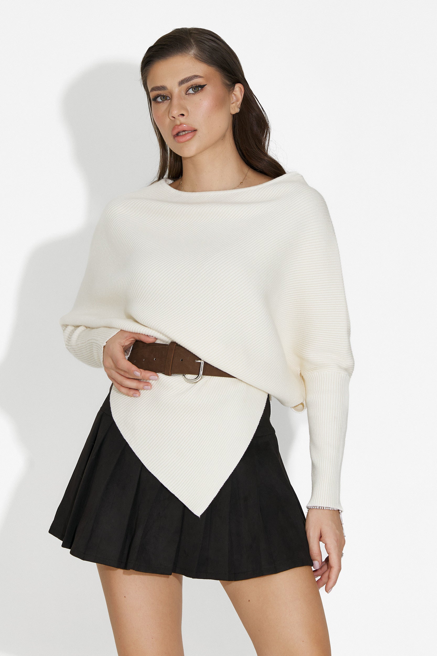 Bluza dama casual bej Vedala Bogas