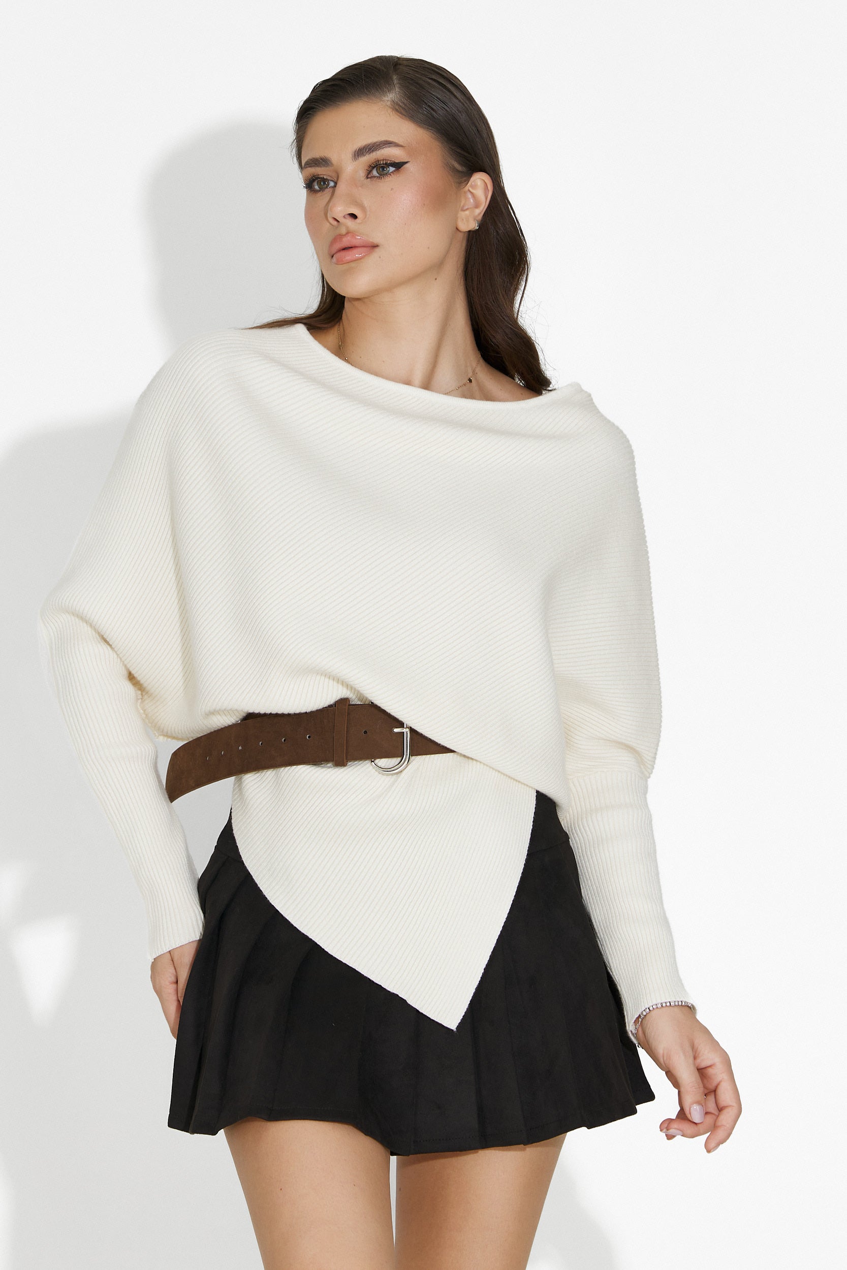 Bluza dama casual bej Vedala Bogas