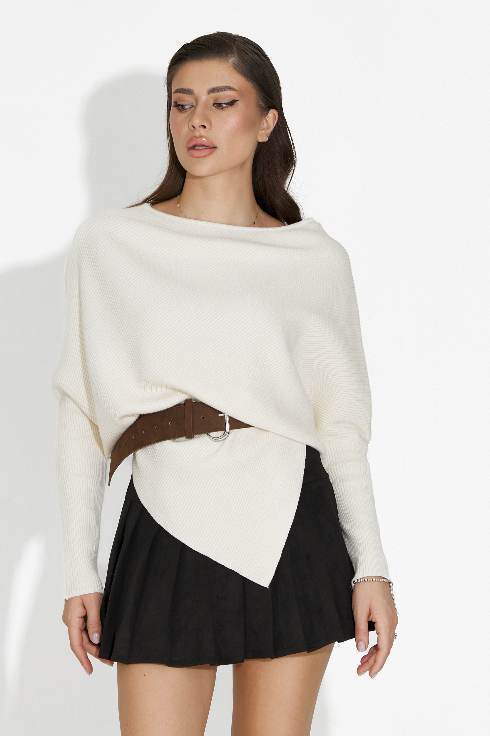 Bluza dama casual bej Vedala Bogas