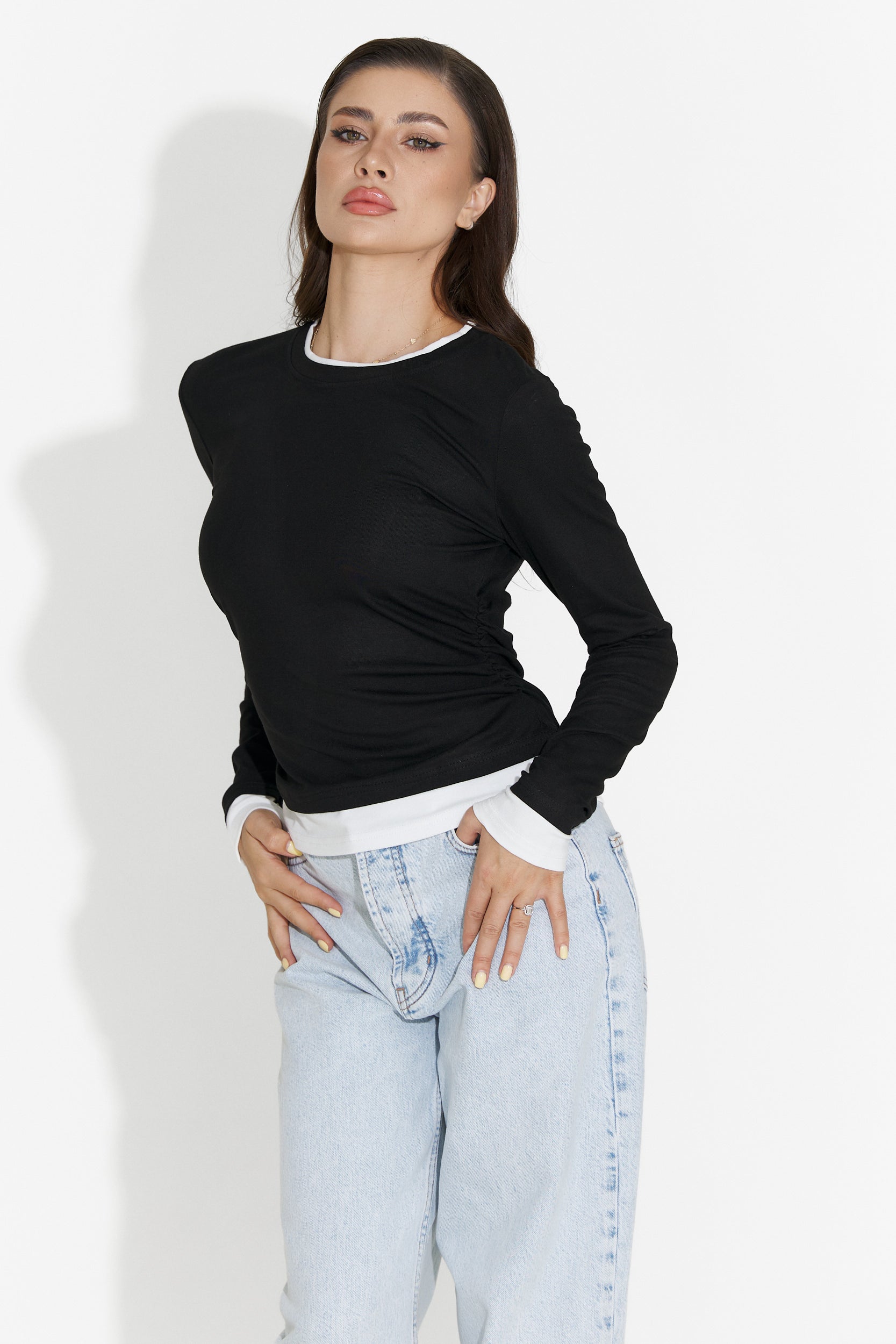 Bluza dama casual neagra Kayas Bogas