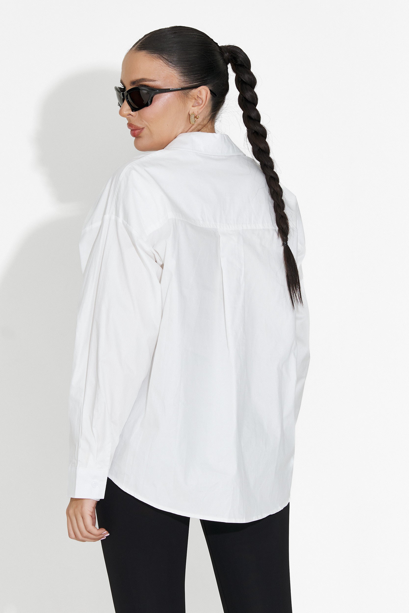 Camasa dama casual alba Elaris Bogas