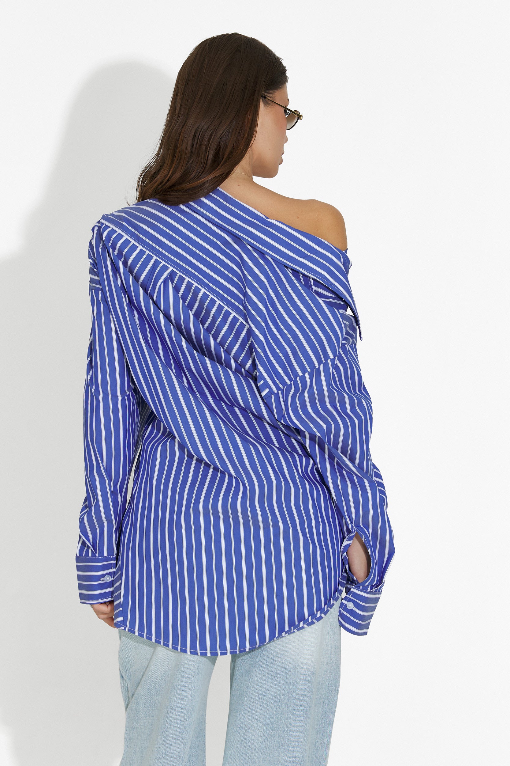 Camasa dama casual albastra Voncile Bogas