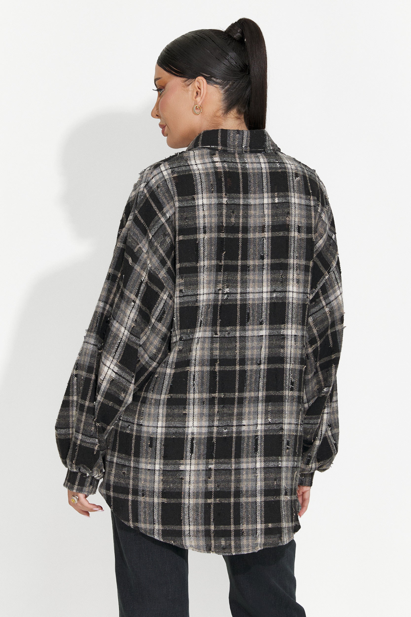 Camasa dama casual neagra Jasara Bogas