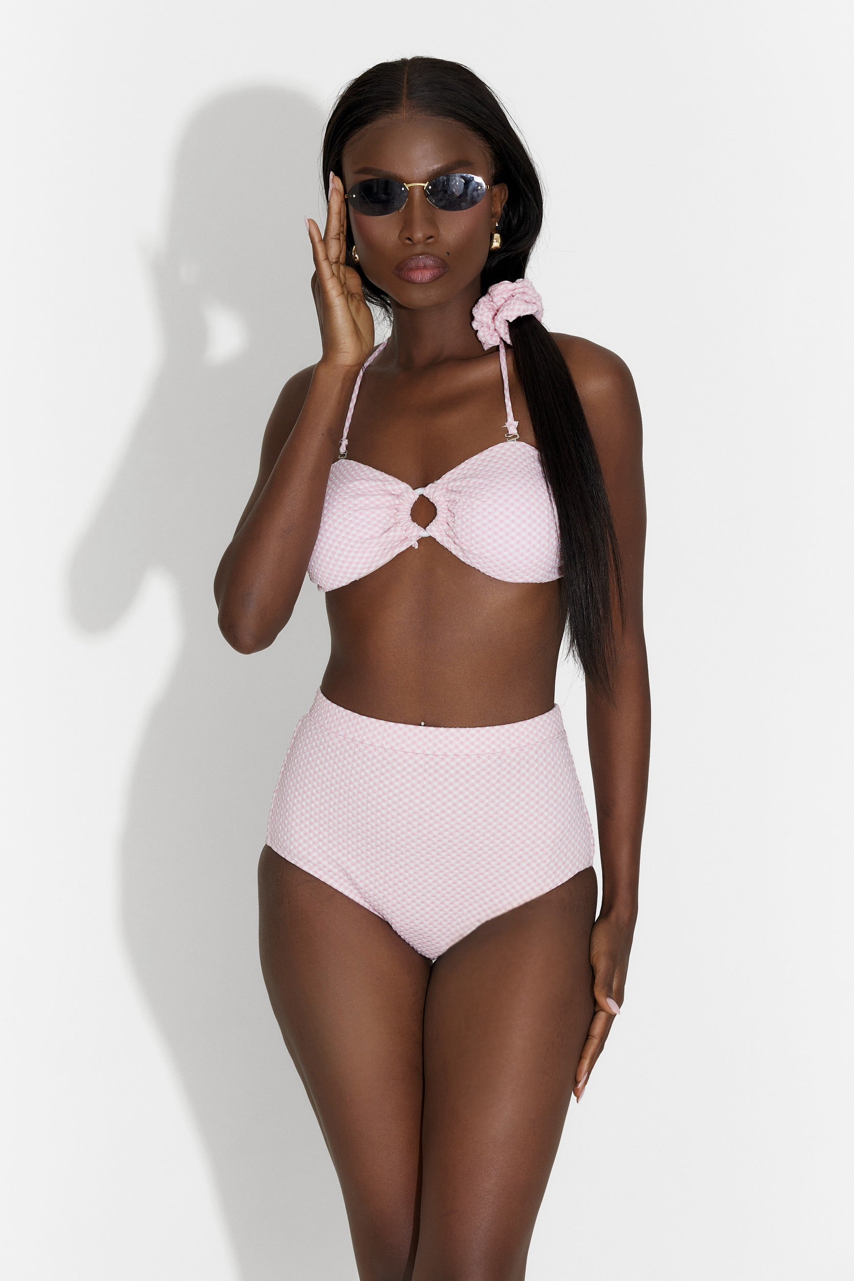 Costum de baie roz Asmia Bogas