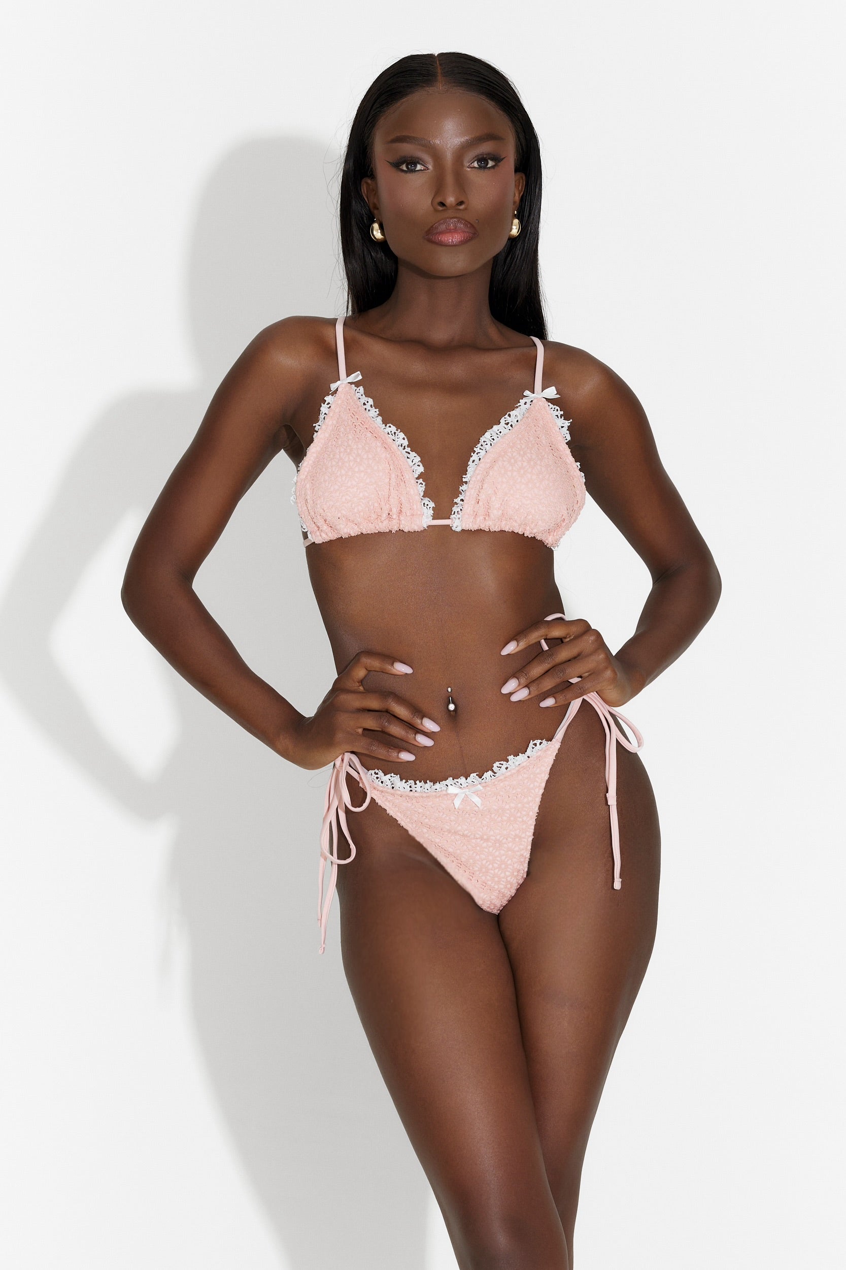 Costum de baie roz Candis Bogas