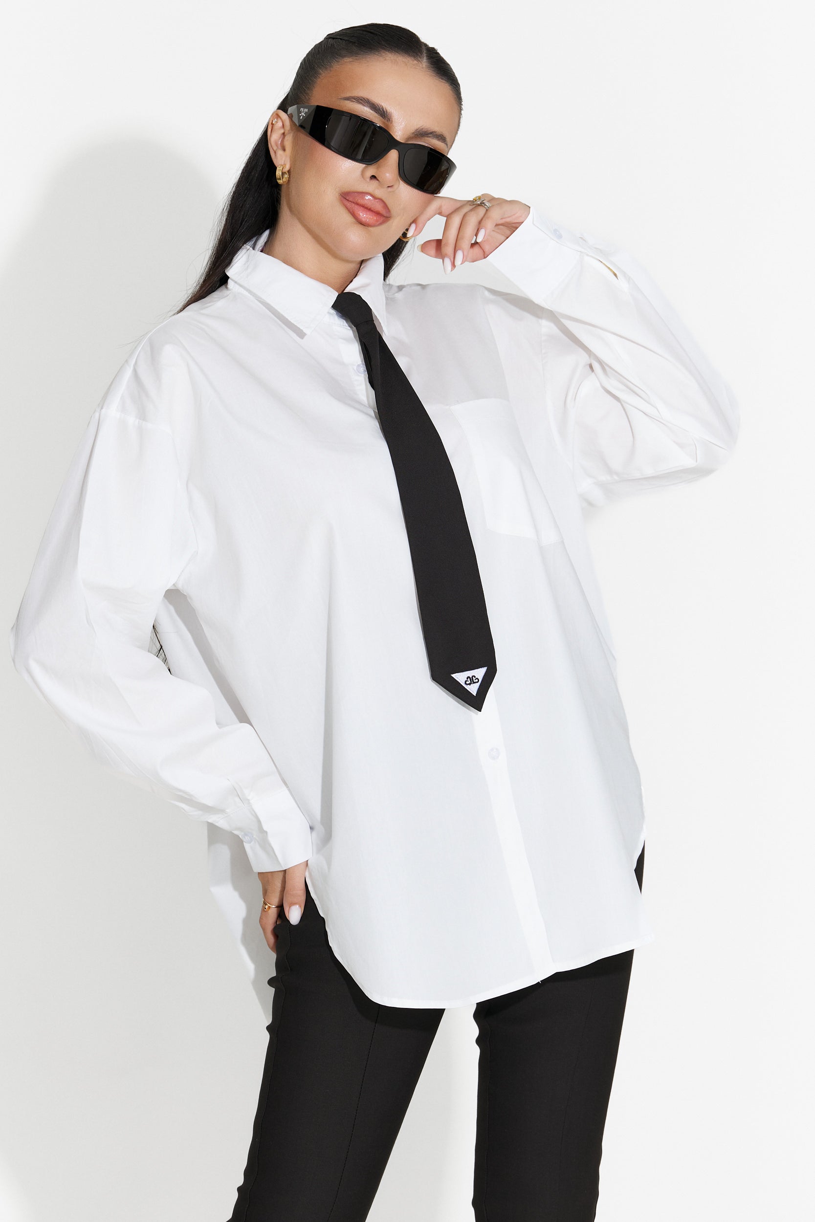 Cravata dama neagra Daizi Bogas