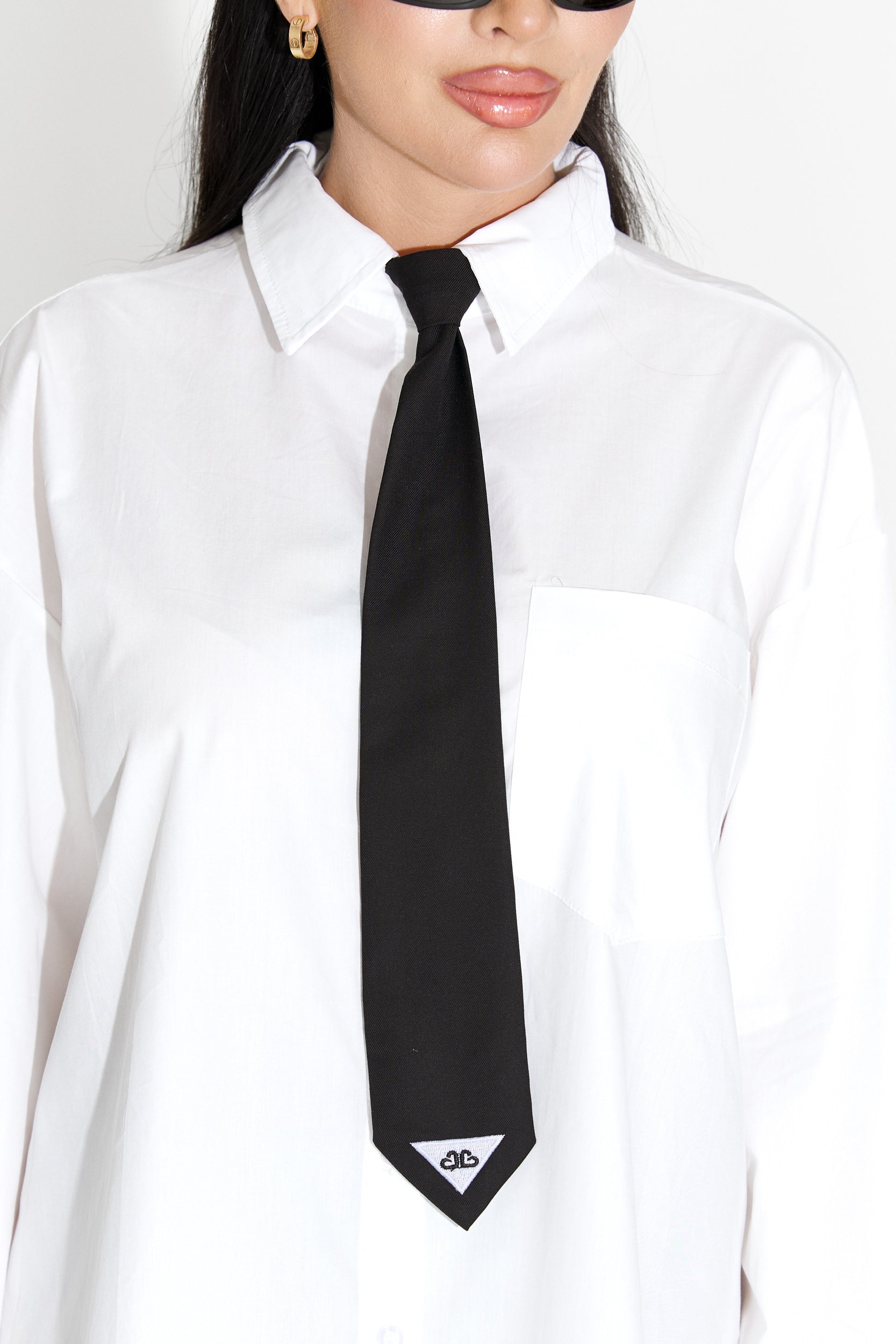 Cravata dama neagra Daizi Bogas