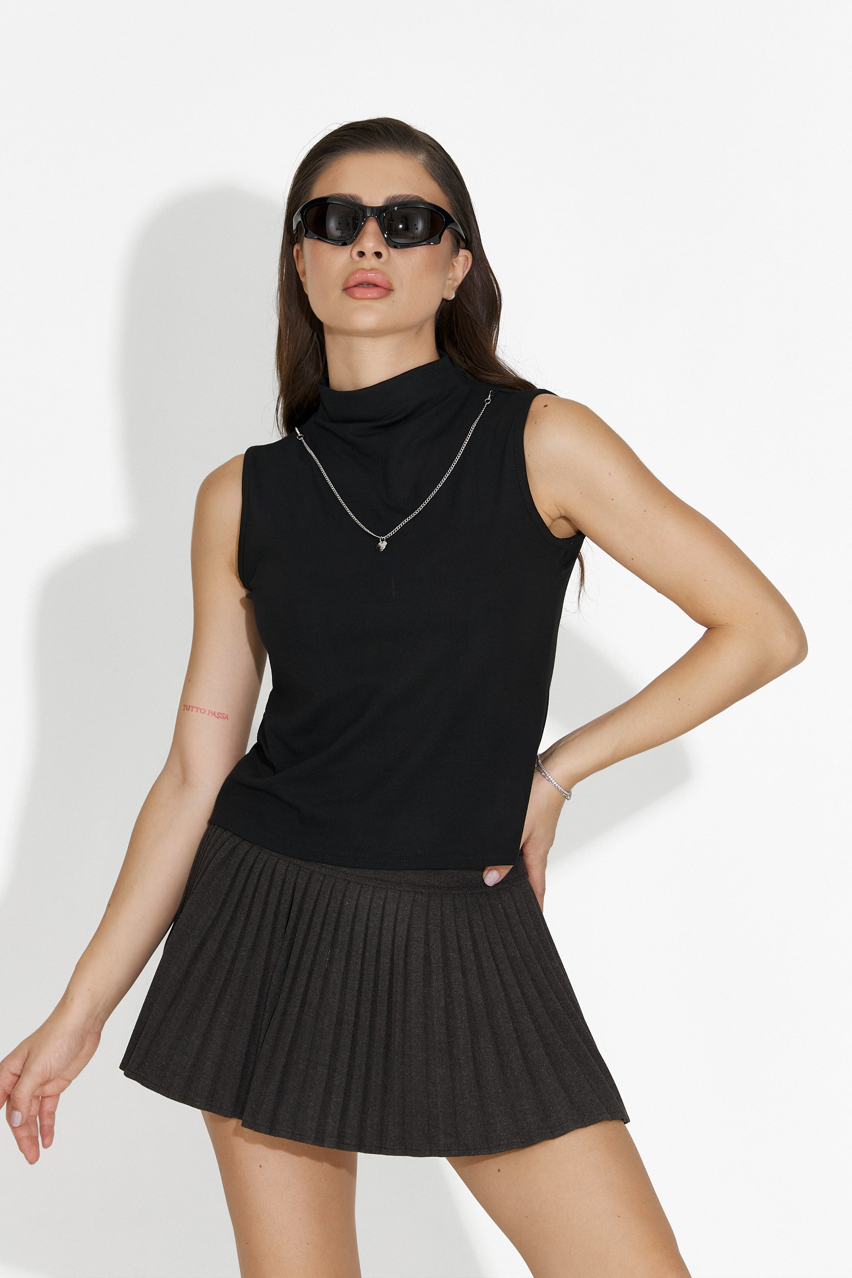 Fusta dama casual gri Nivara Bogas