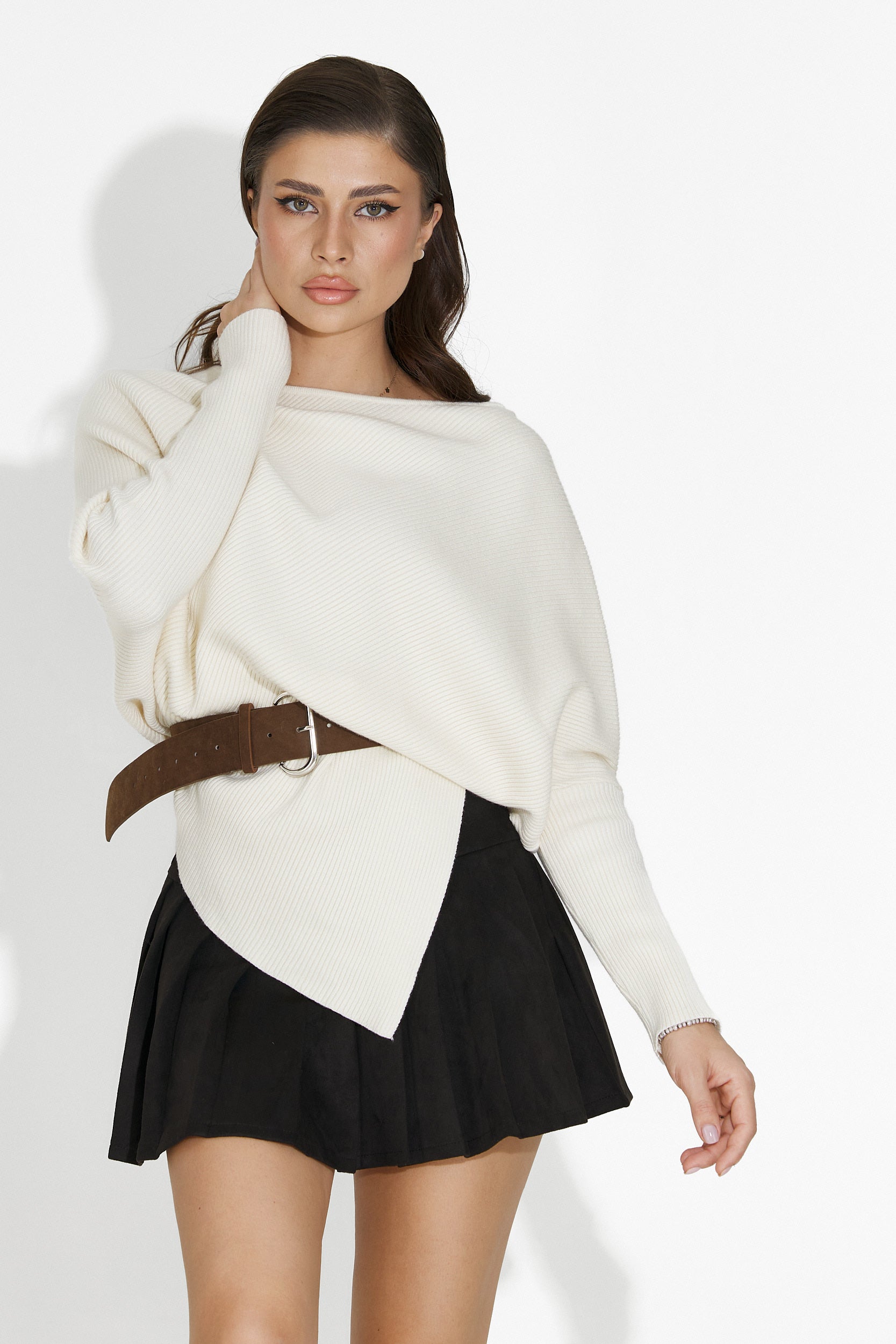 Fusta dama casual neagra Mavira Bogas