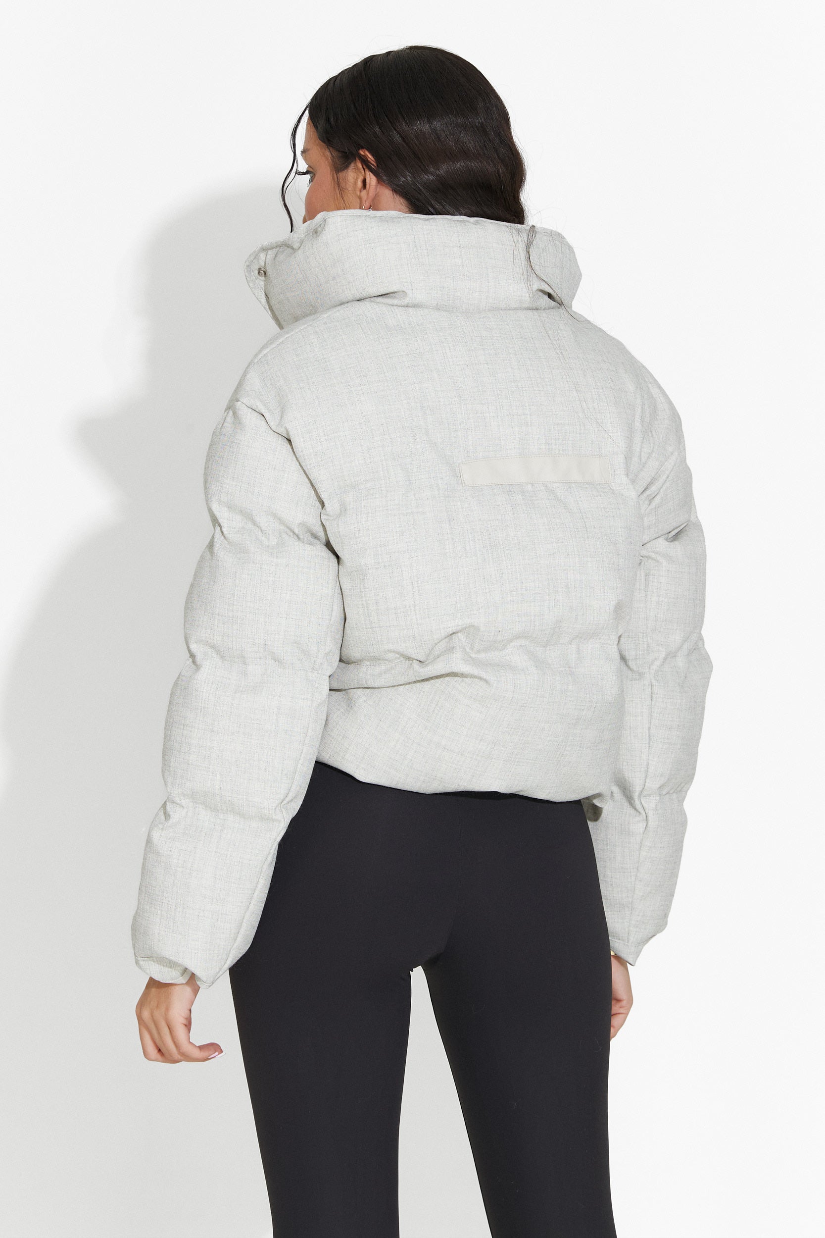 Geaca dama casual gri Elvora Bogas