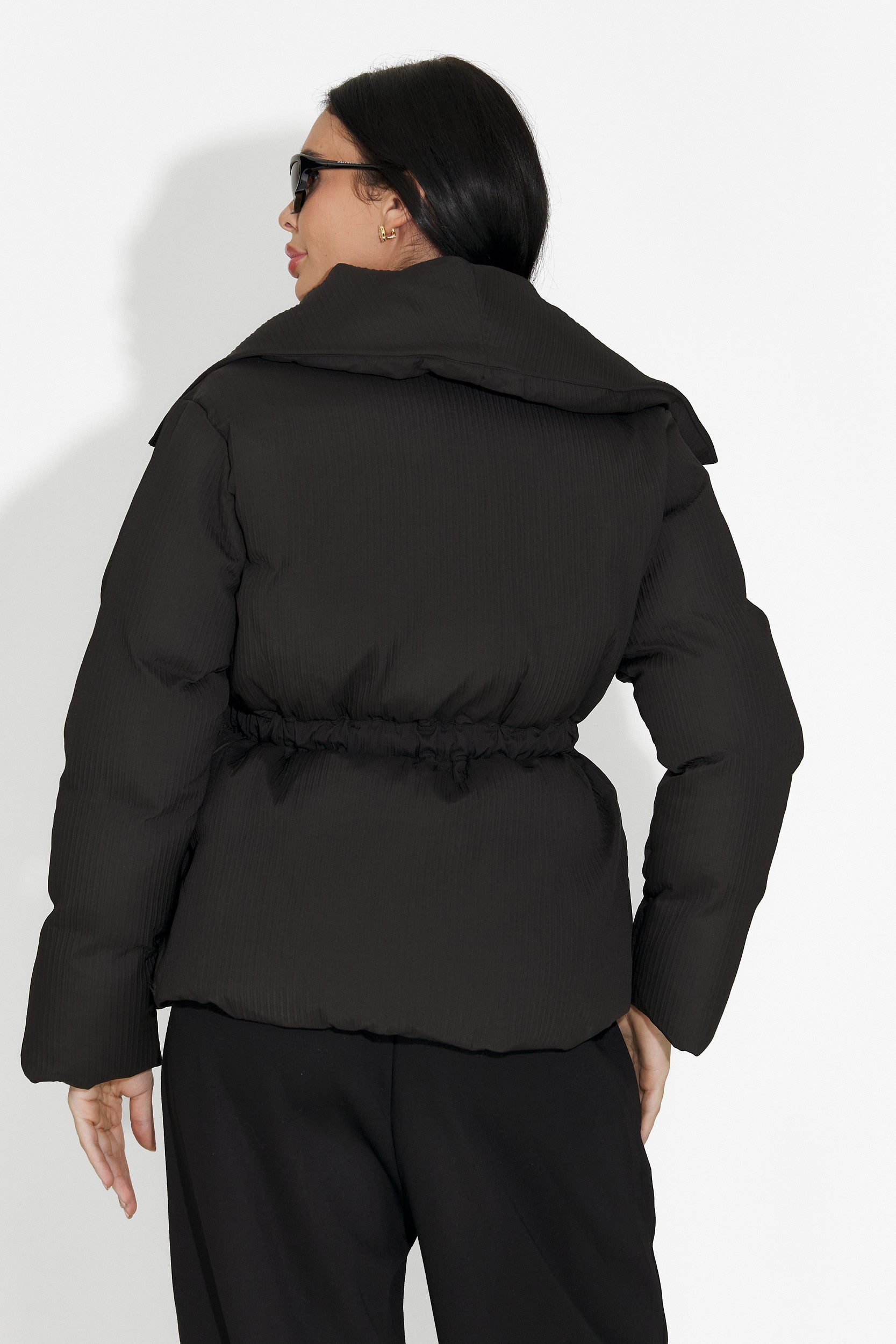 Geaca dama casual neagra Eonica Bogas