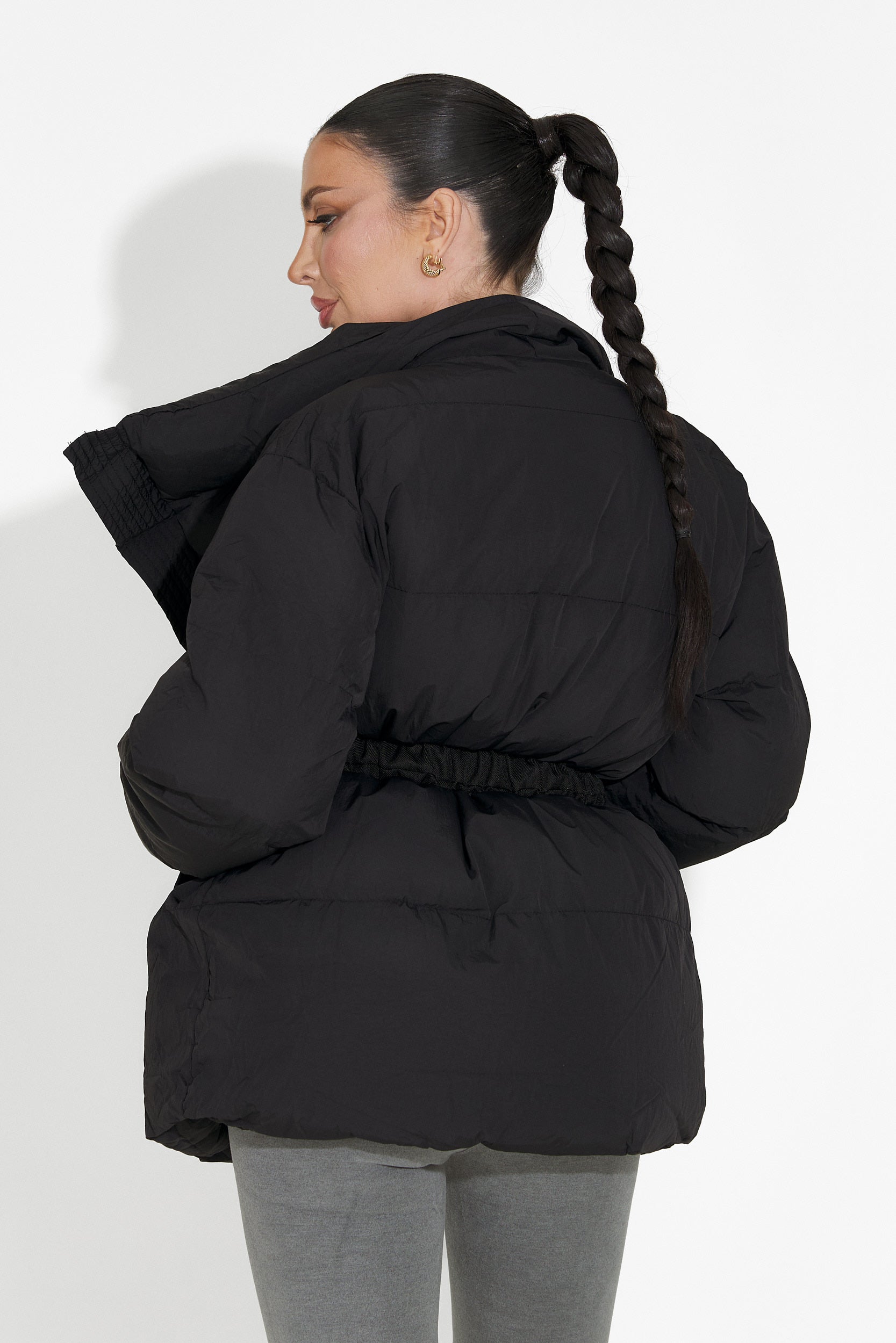 Geaca dama casual neagra Norisa Bogas