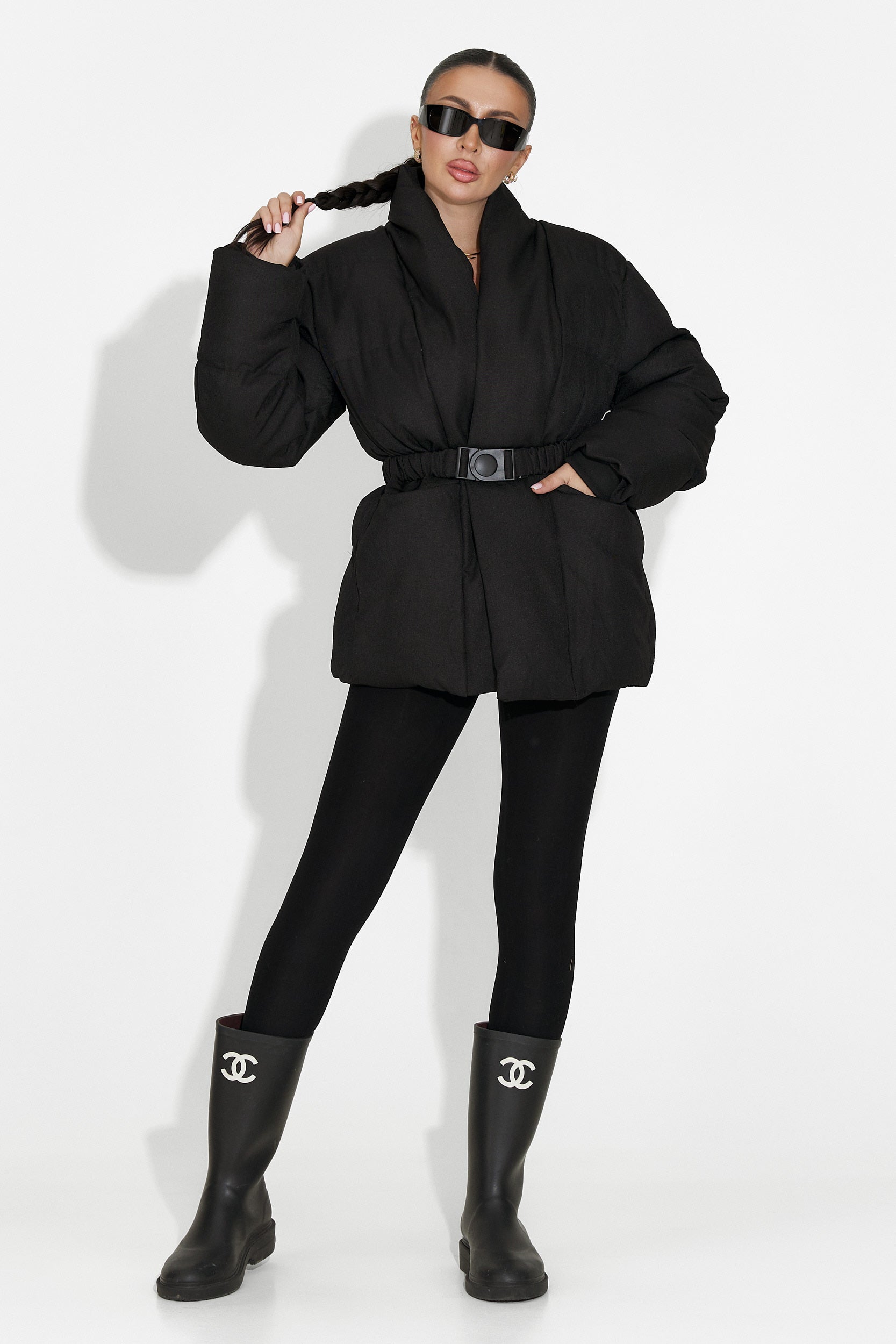 Geaca dama neagra Kathea Bogas