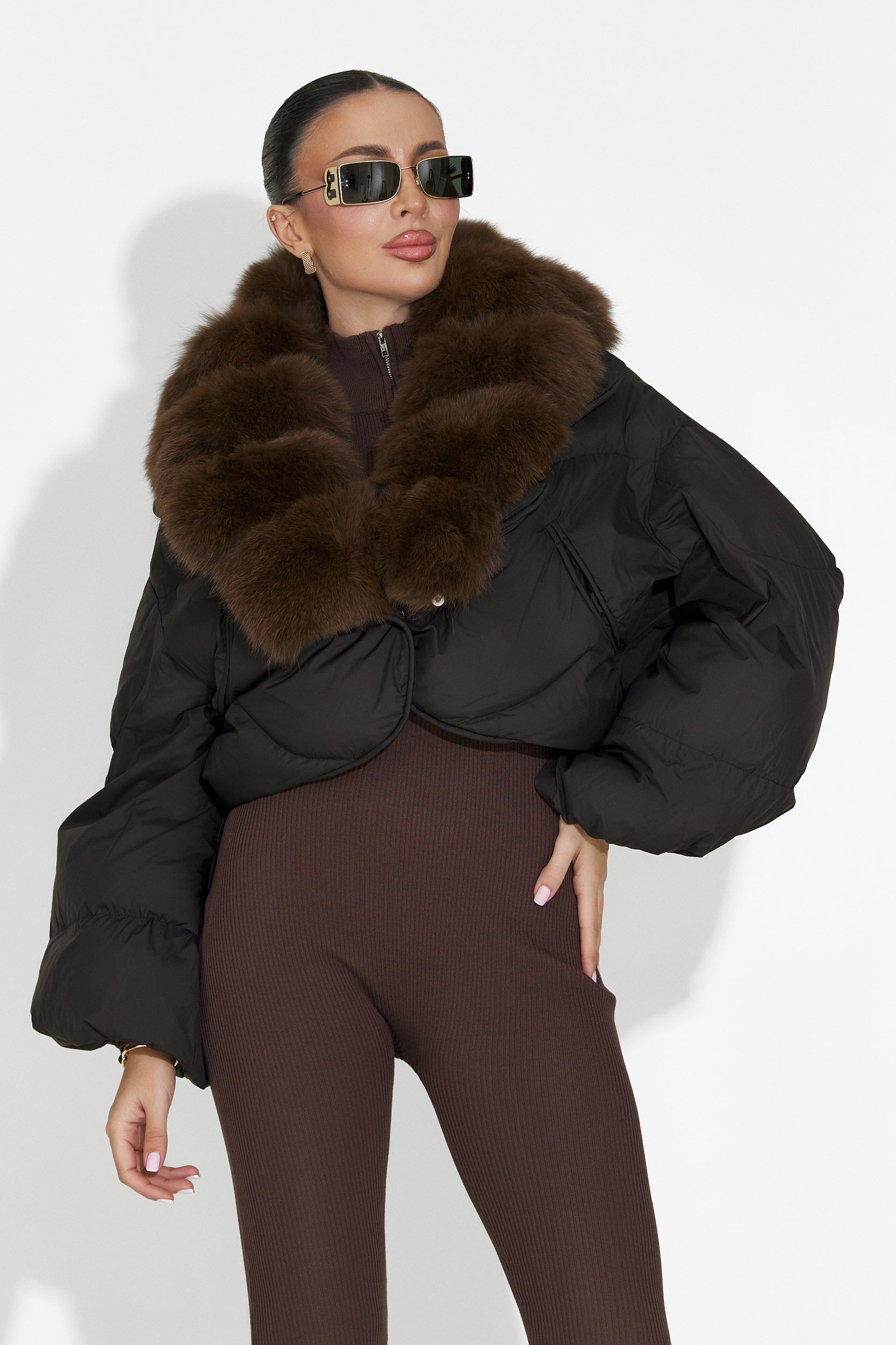 Geaca dama neagra Selvoria Bogas