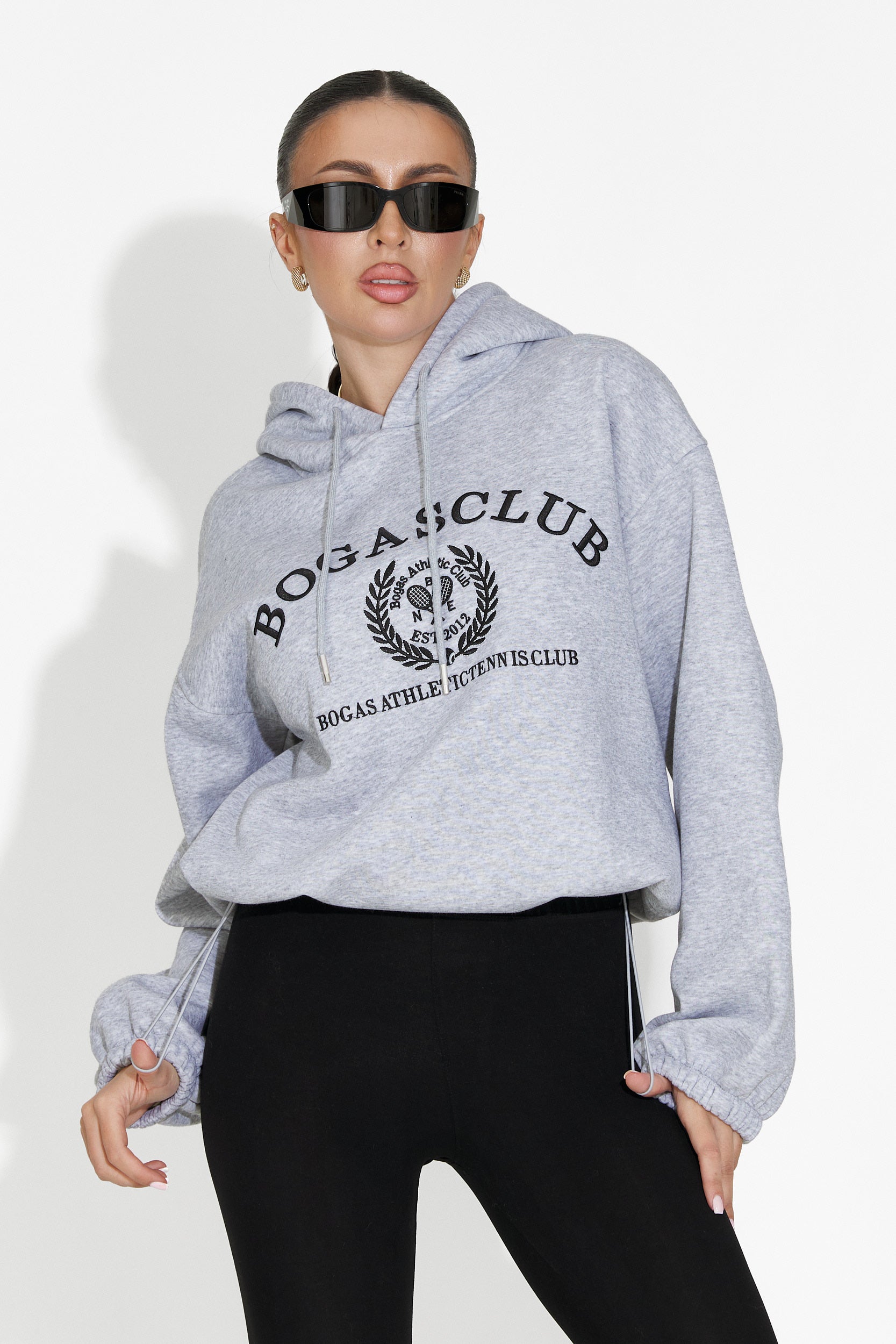 Hanorac dama casual gri Rinalis Bogas