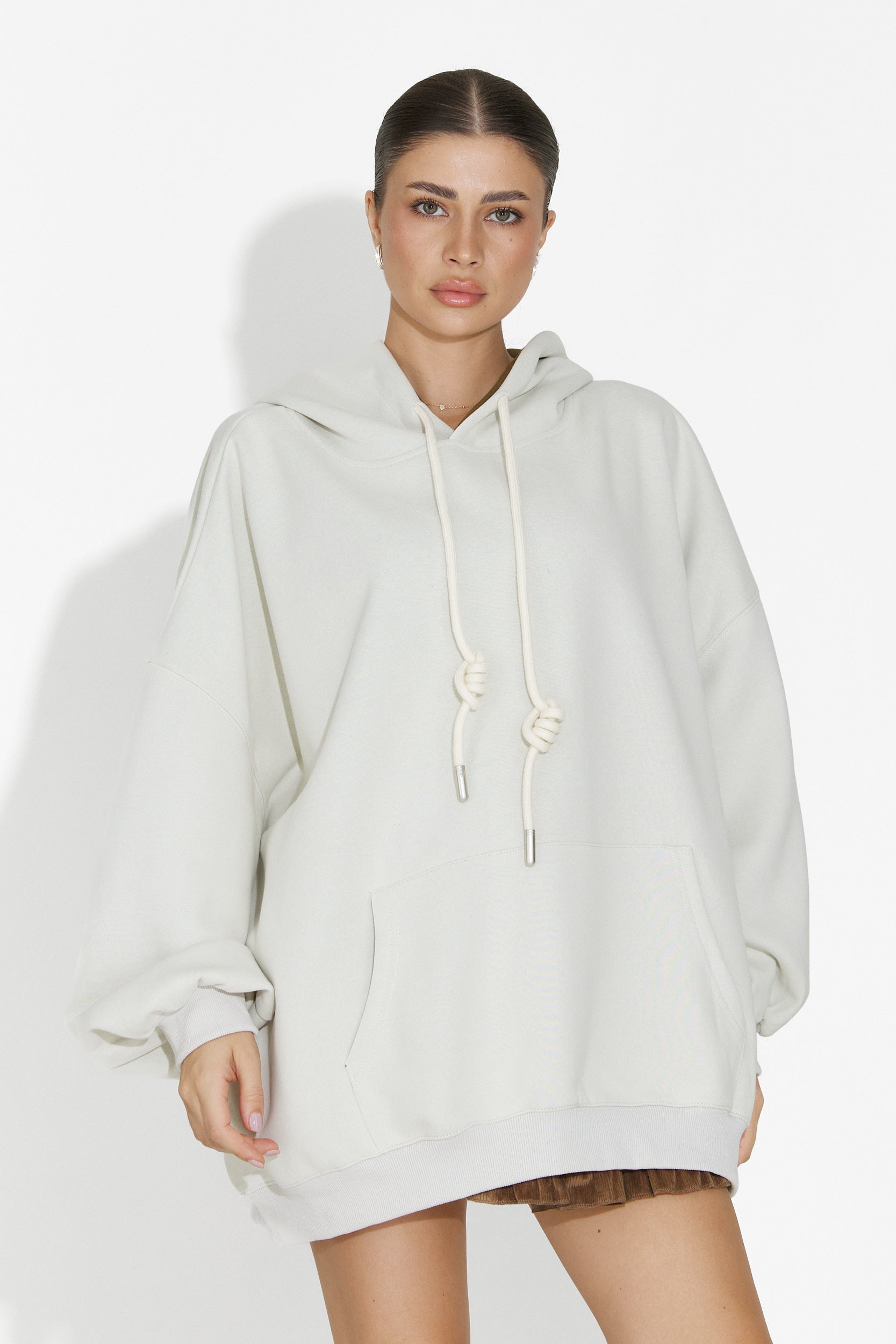 Hanorac dama casual kaki Noblesa Bogas