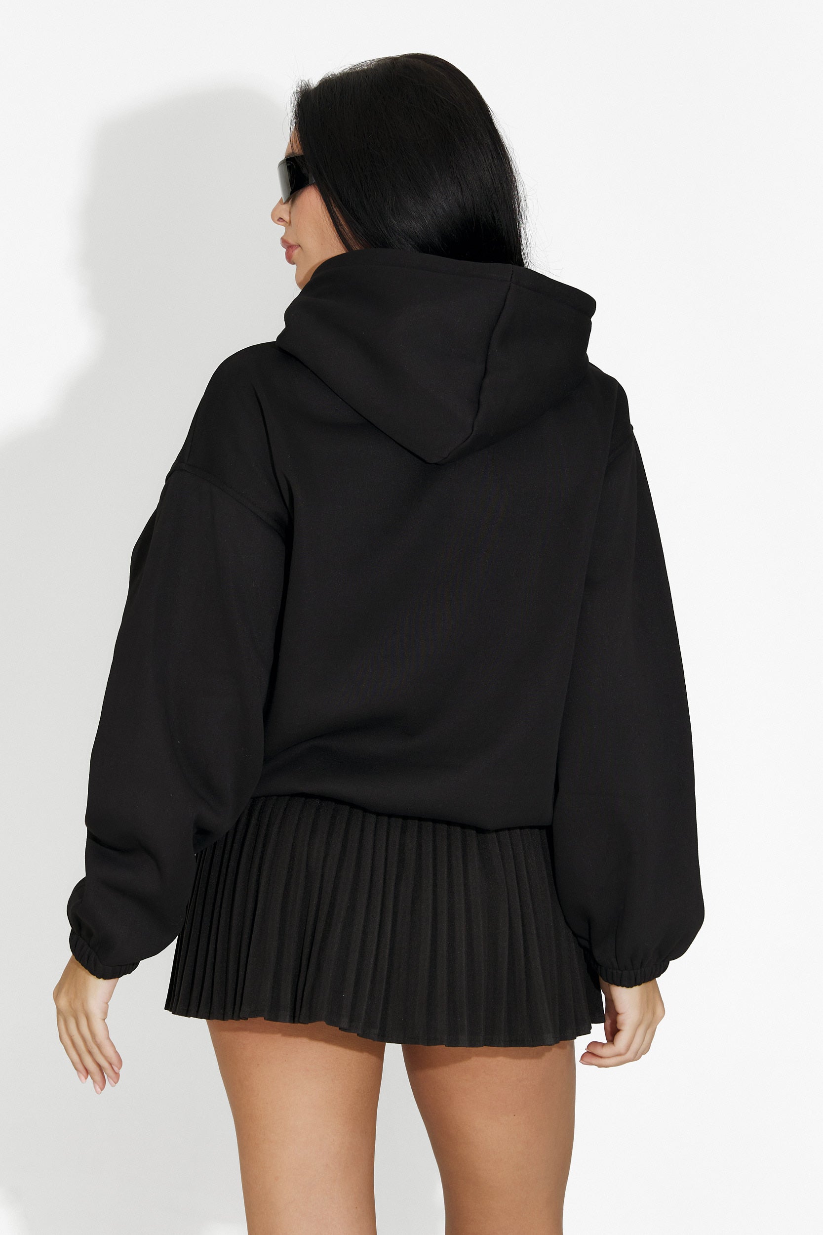 Hanorac dama casual negru Rinalis Bogas