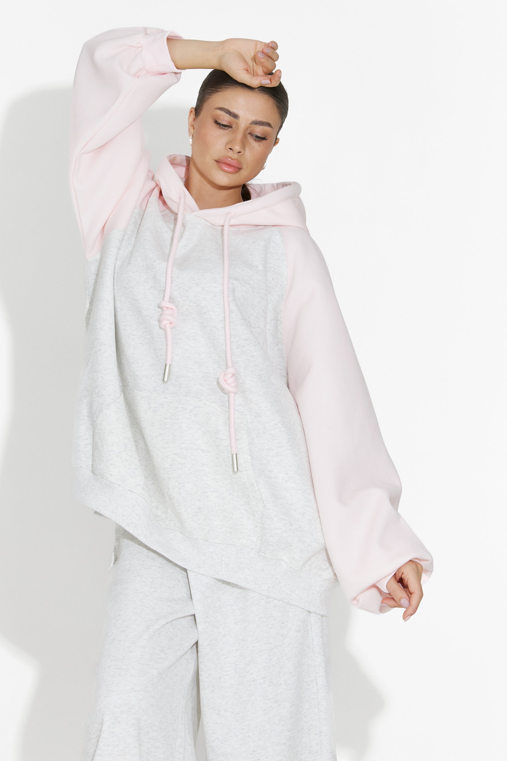 Hanorac dama casual roz Tavric Bogas