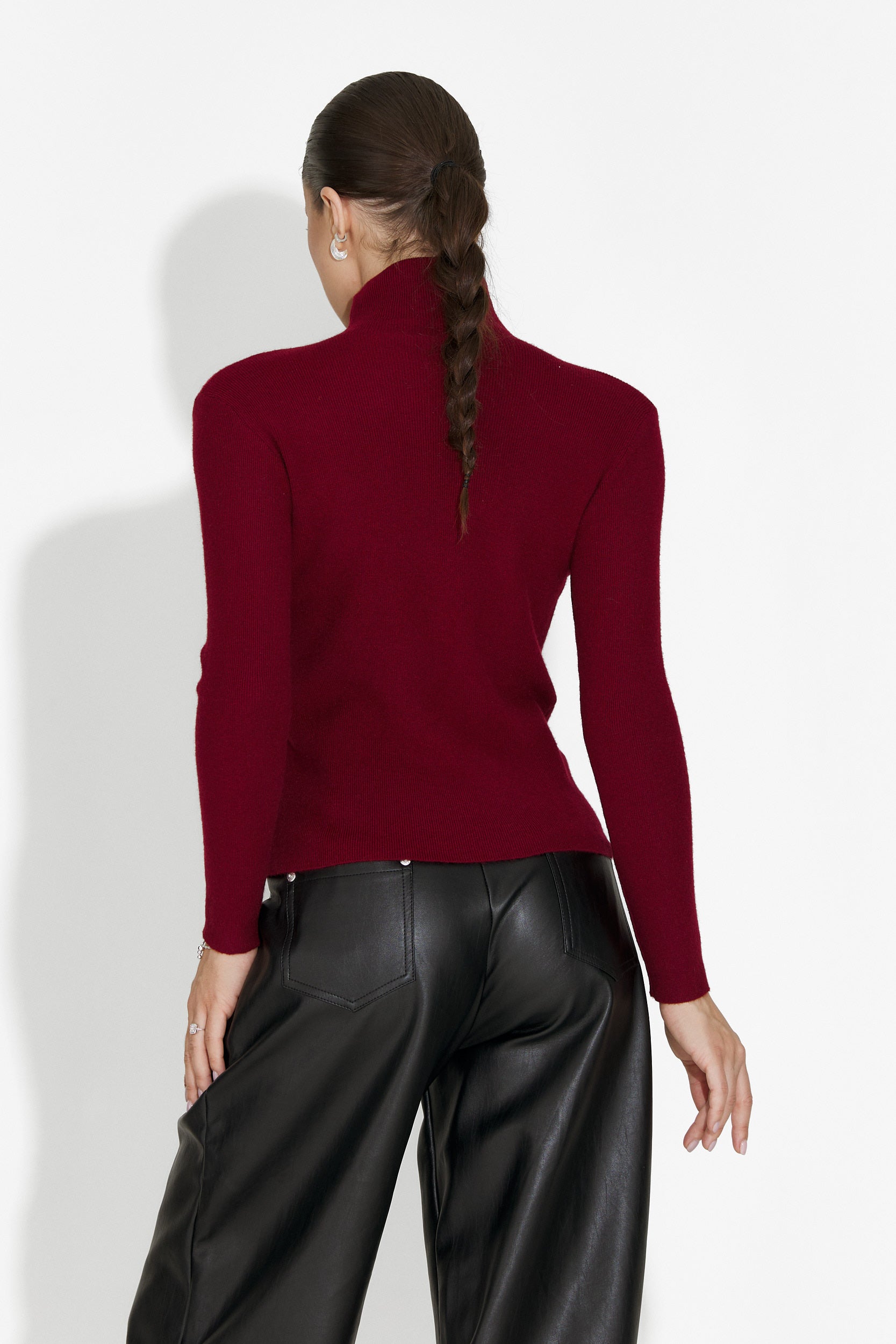 Helanca dama casual burgundy Invera Bogas