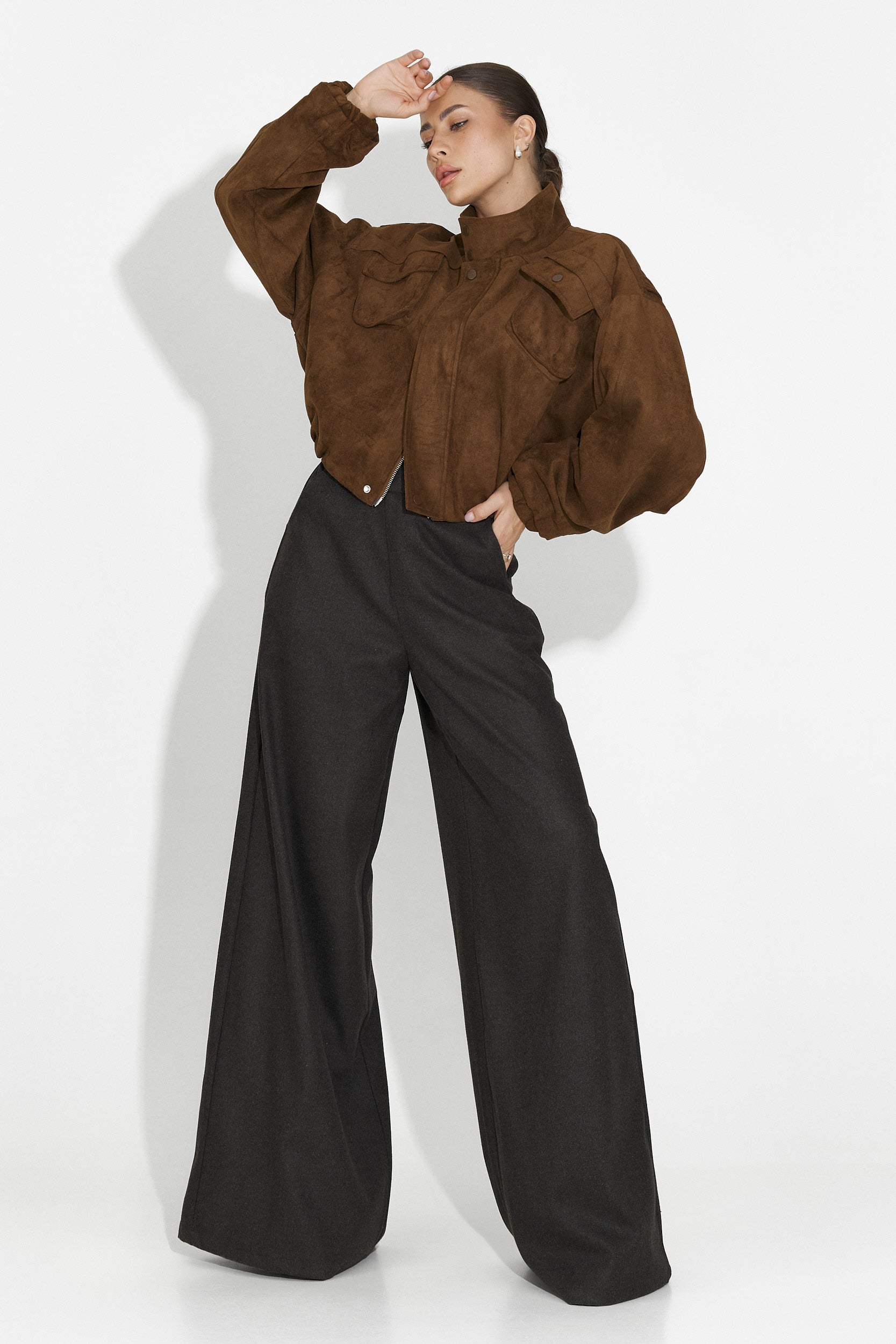 Jacheta dama casual maro Trinidad Bogas