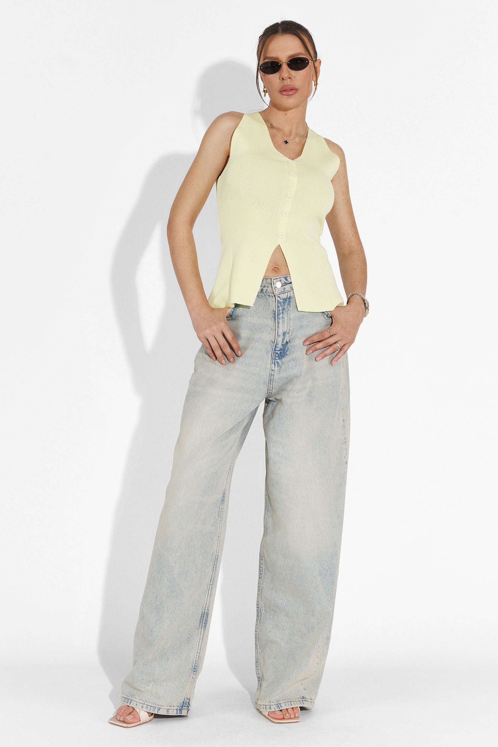 Maiou dama casual galben Cadiz Bogas