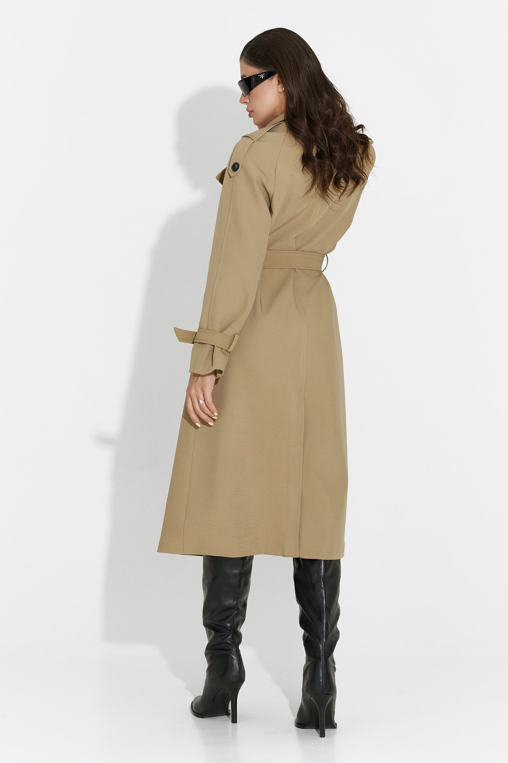 Palton dama lung maro Misena Bogas