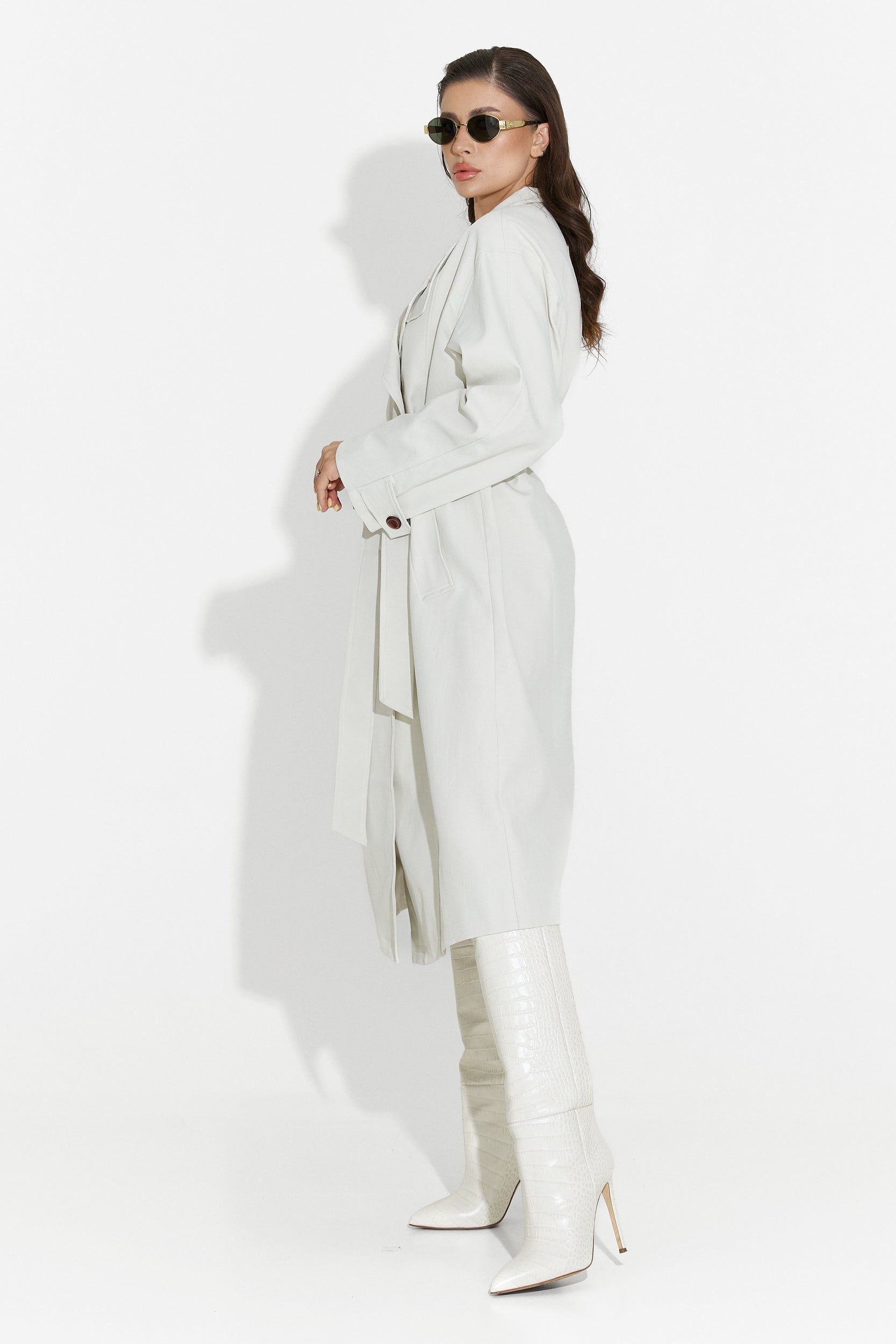 Palton dama mediu grej Dakisa Bogas