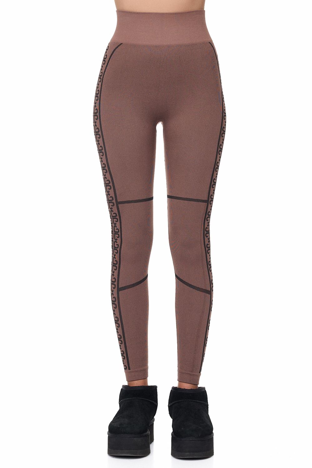 Pantaloni dama casual maro Seamless Bogas