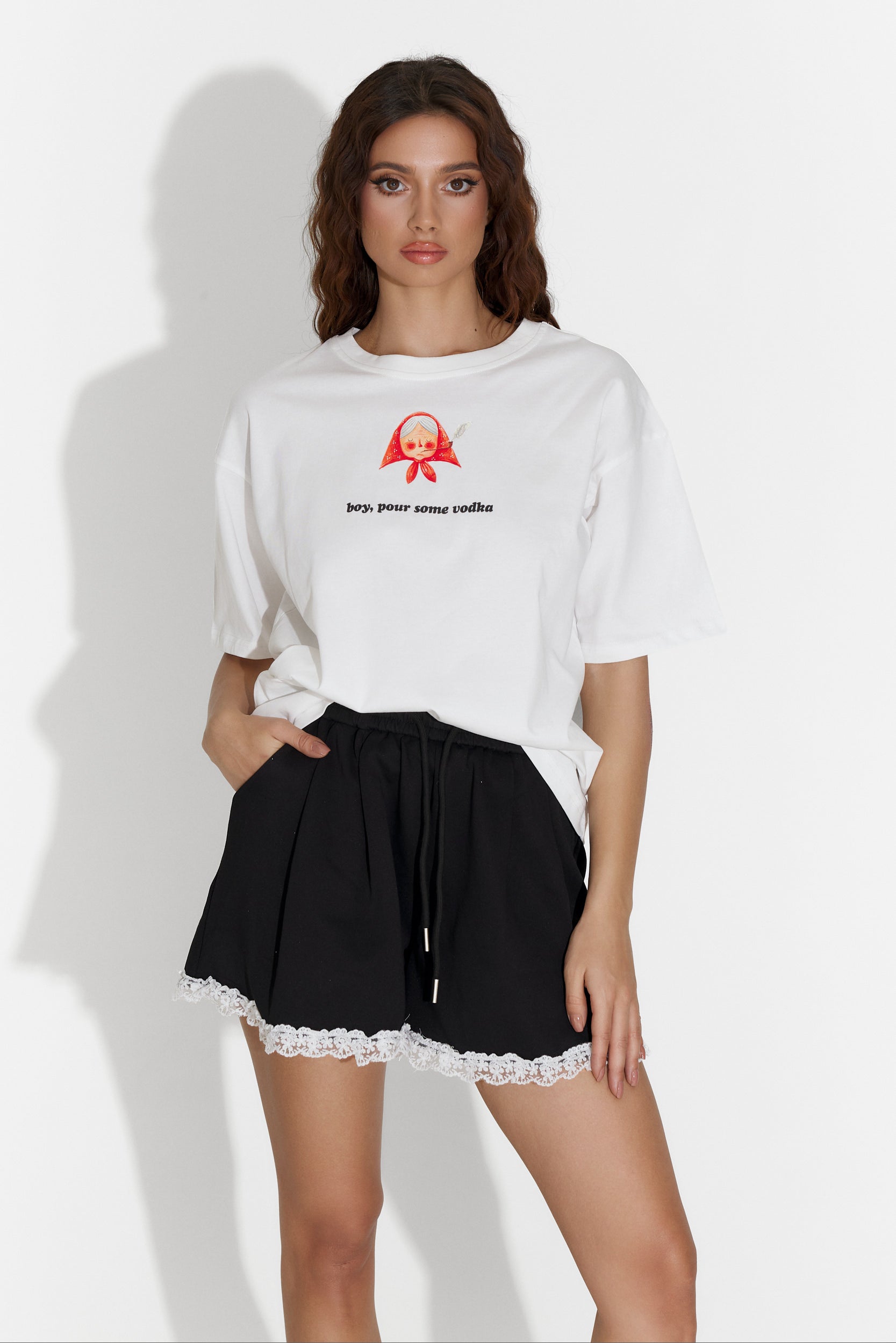 Pantaloni dama casual negri Rodney Bogas