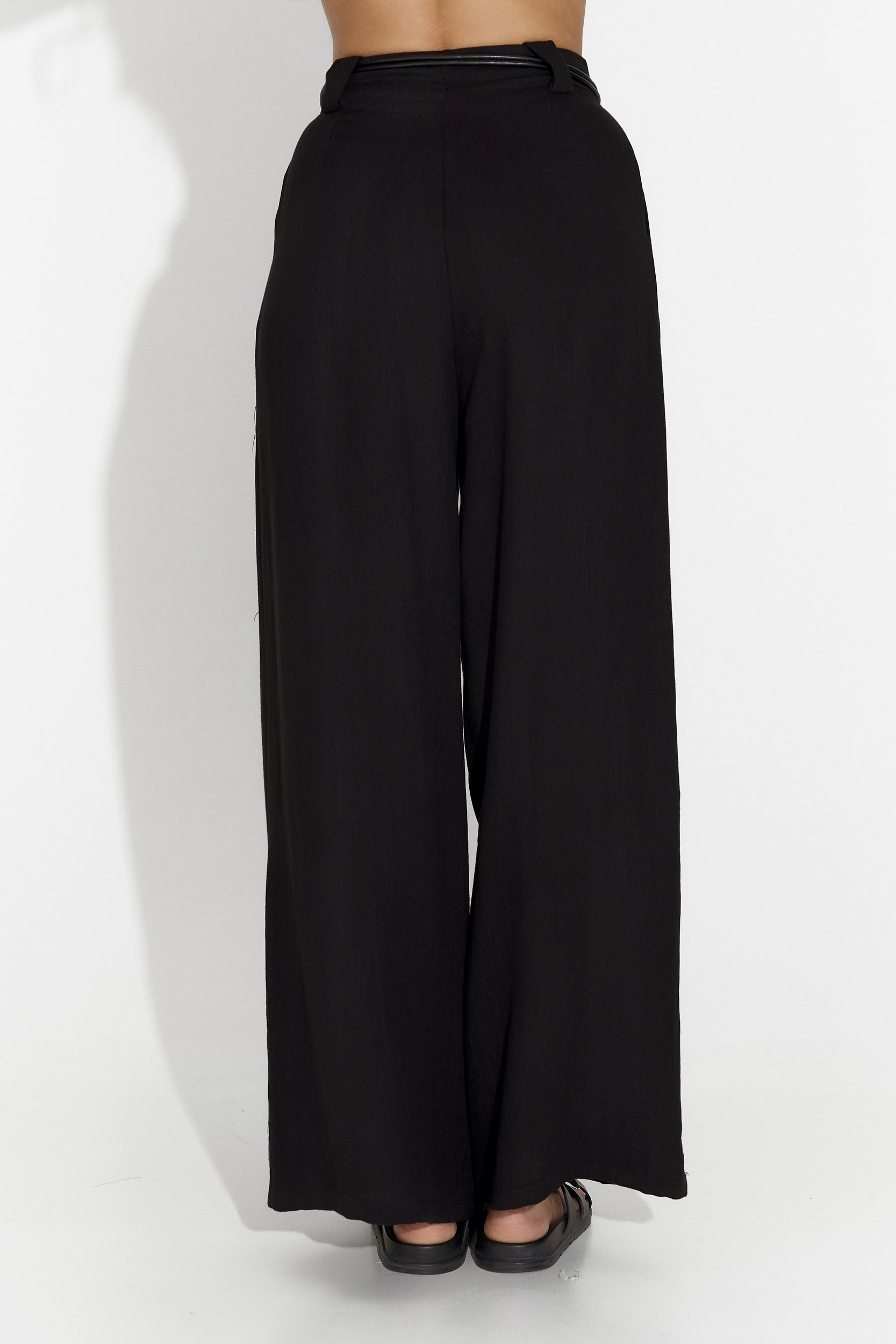 Pantaloni dama casual negru Mason Bogas