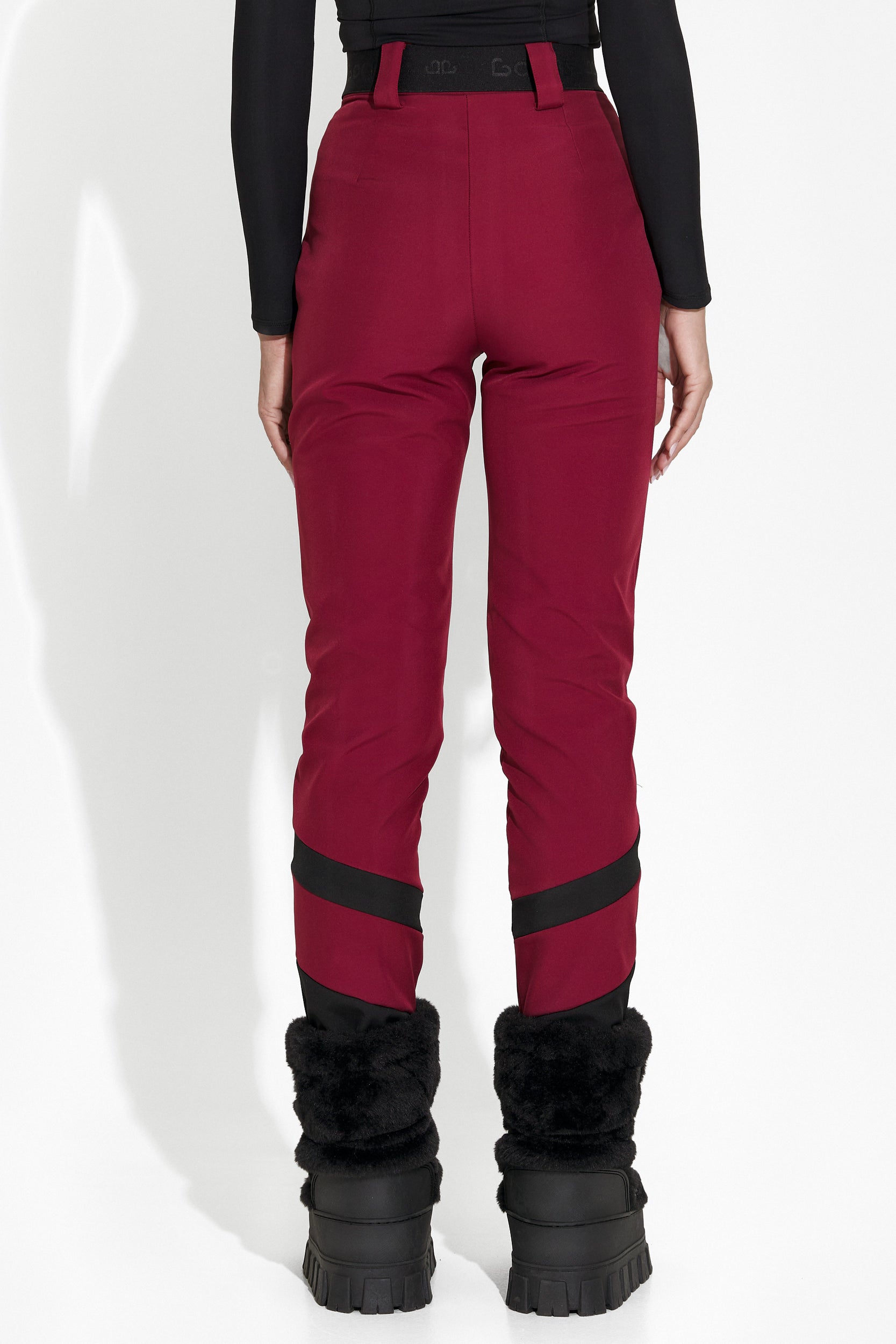 Pantaloni ski dama burgundy Lorya Bogas