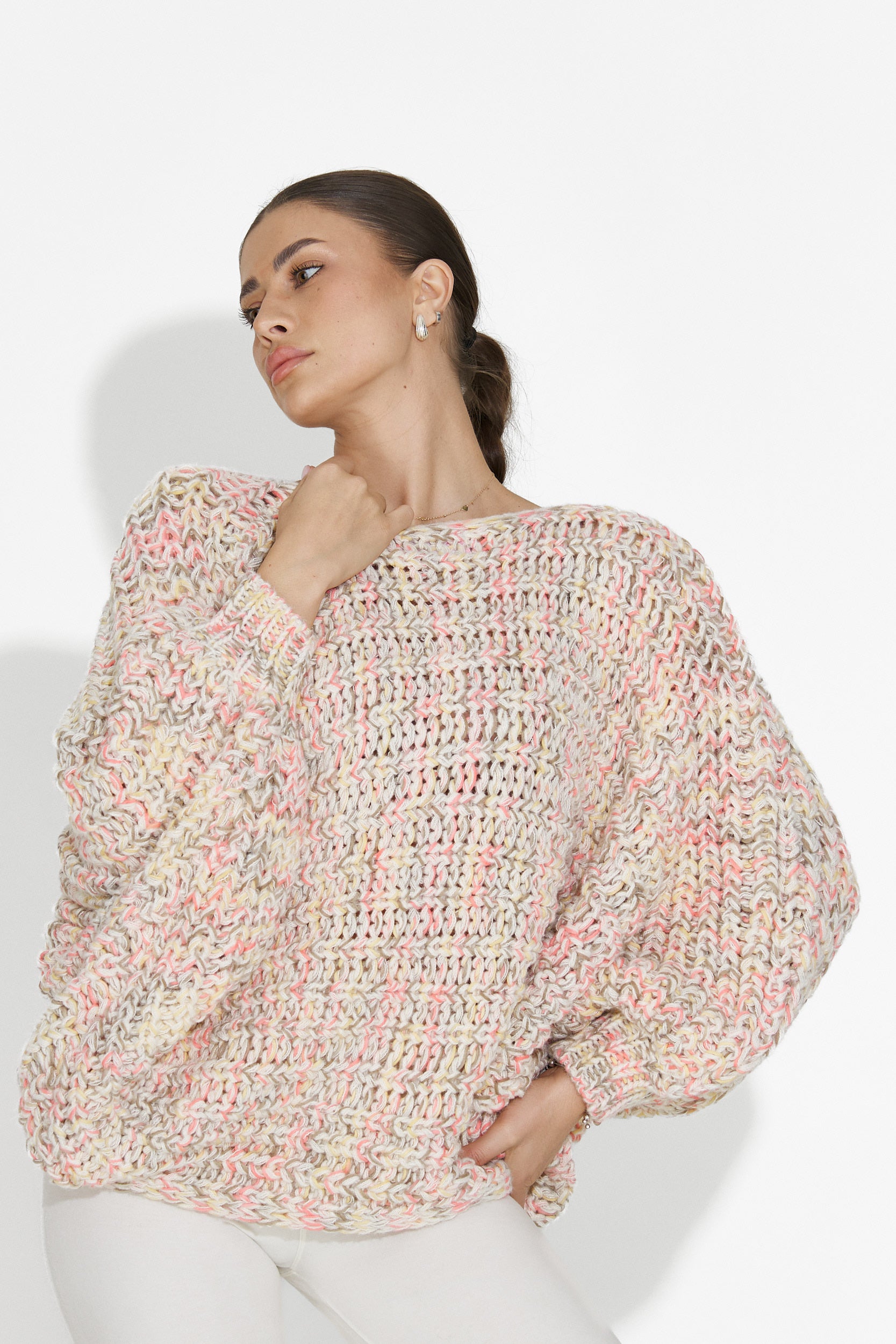 Pulover dama casual roz Miralis Bogas