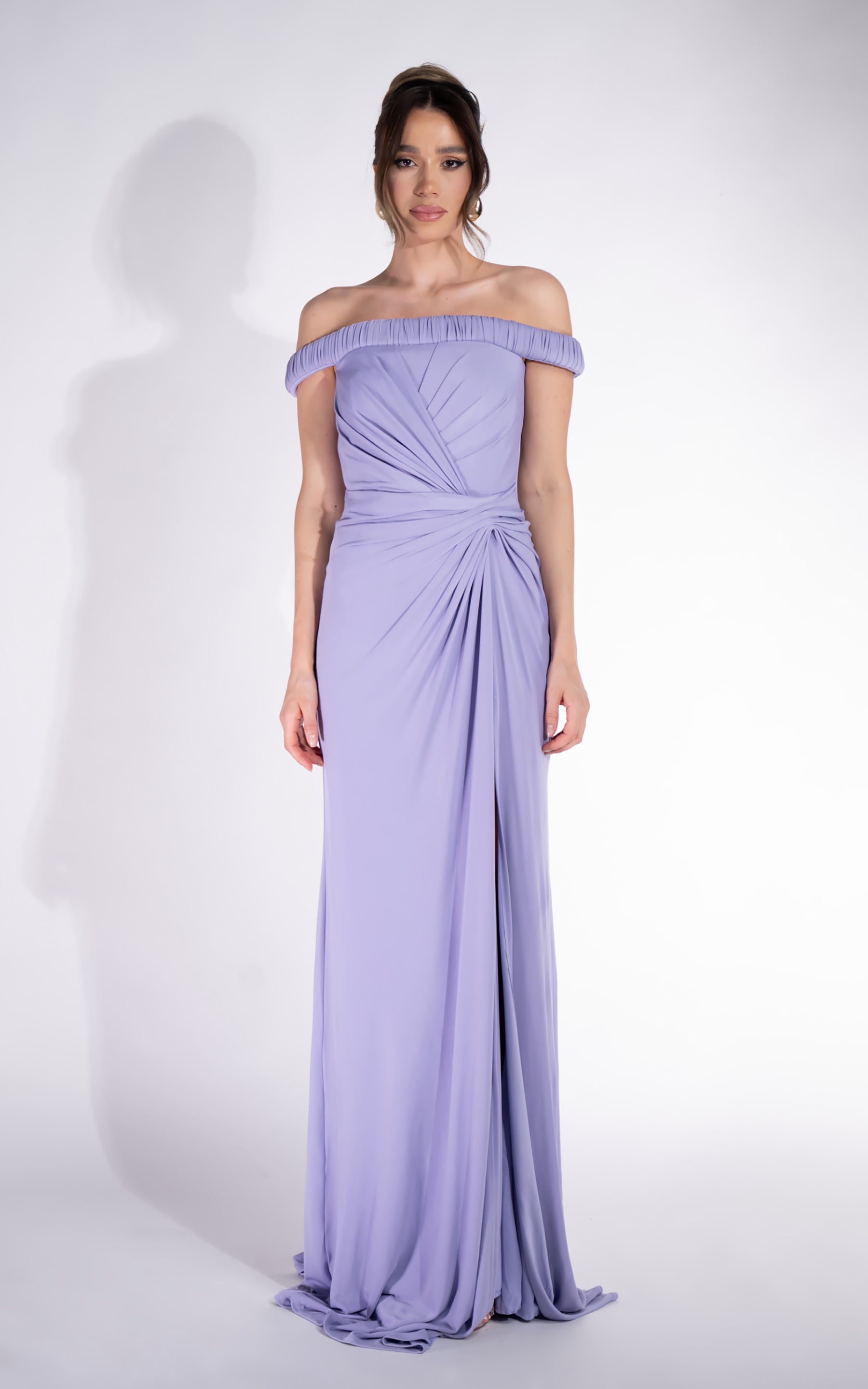 Rochie dama lunga lila Rehise Bogas