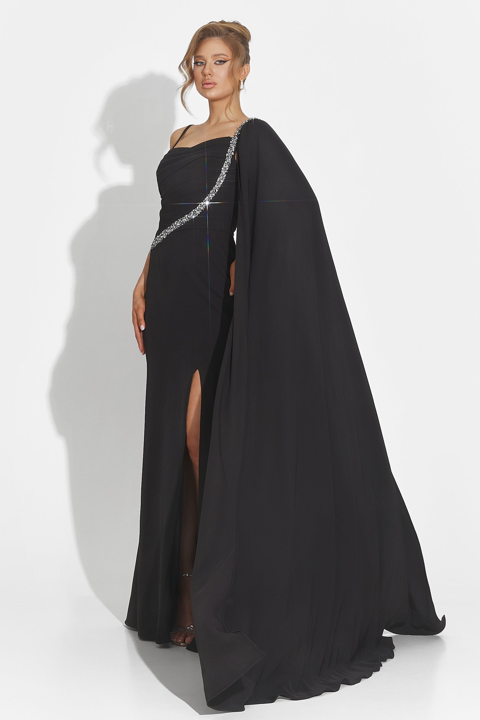 Rochie dama lunga neagra Libre Bogas