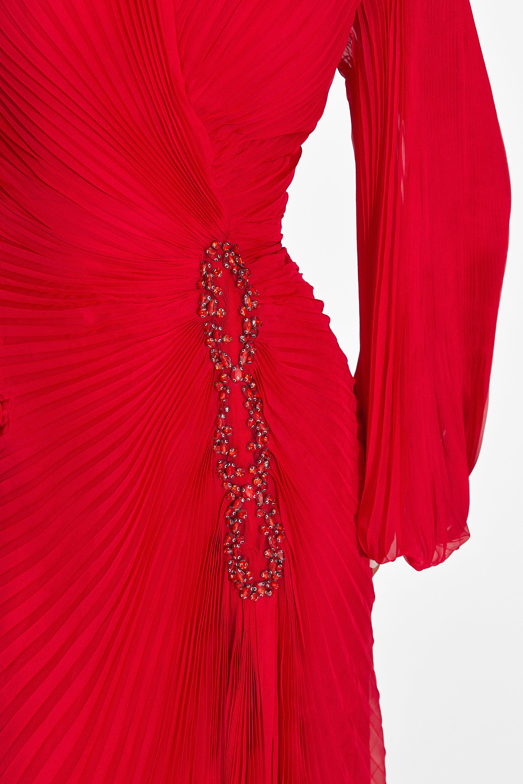 Rochie dama lunga rosie Linares Bogas