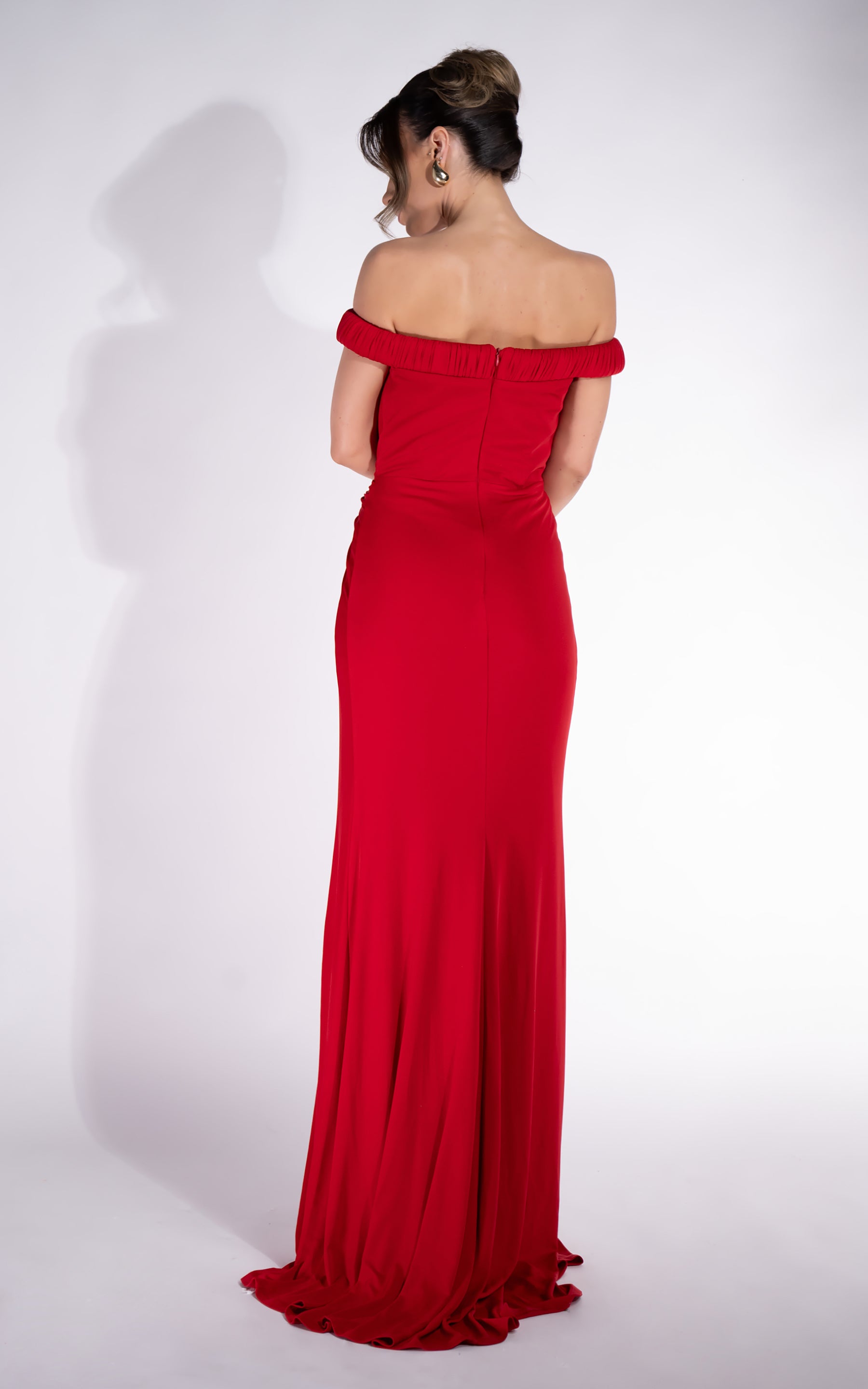 Rochie dama lunga rosie Rehise Bogas