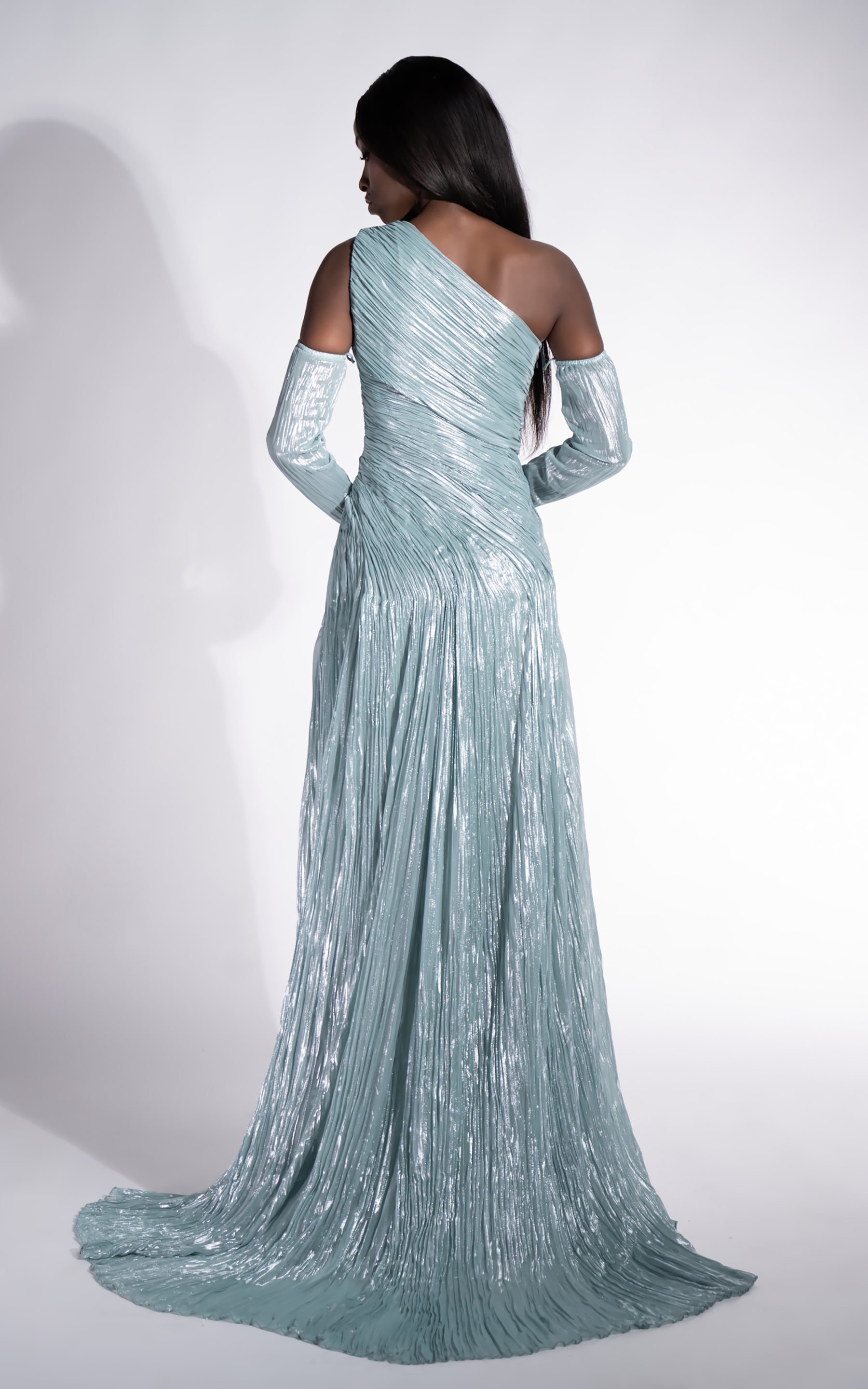 Rochie dama lunga turcoaz Penye Bogas