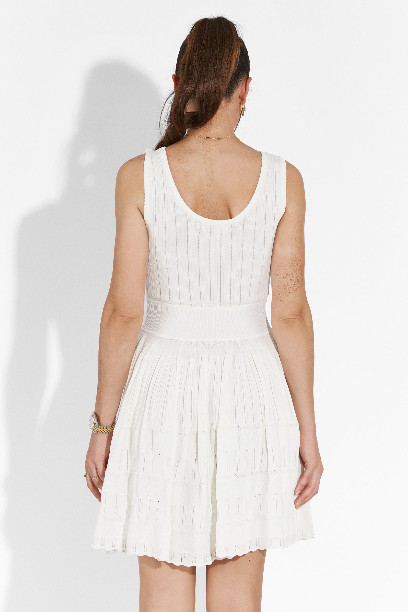 Rochie dama scurta alba Flimsy Bogas