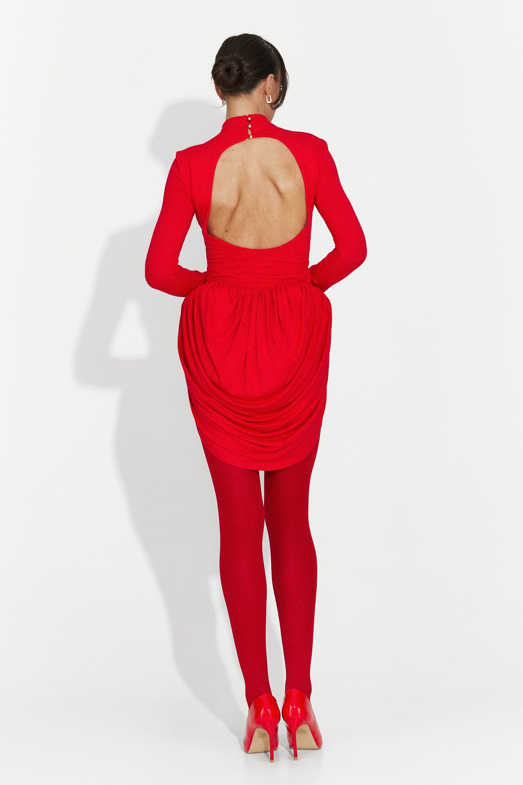 Rochie dama scurta rosie Valese Bogas