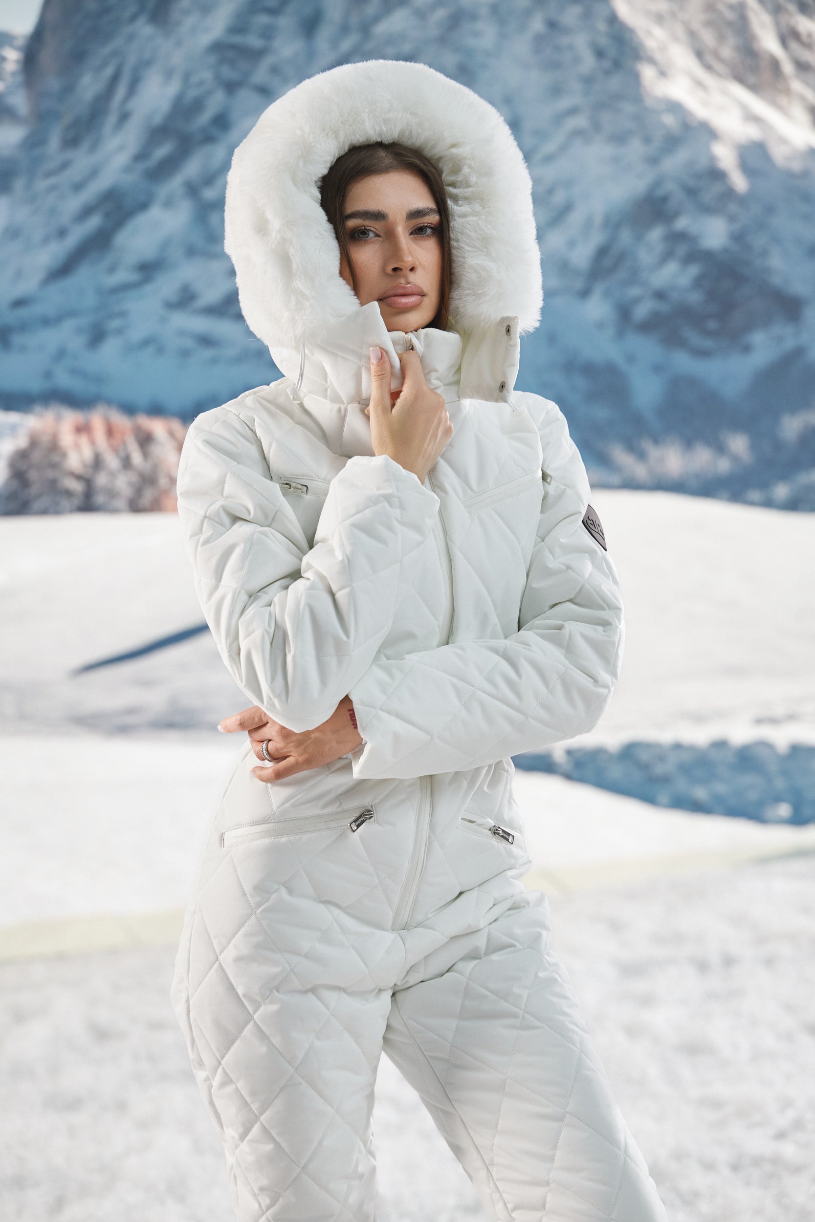 Salopeta ski casual alba Valene Bogas