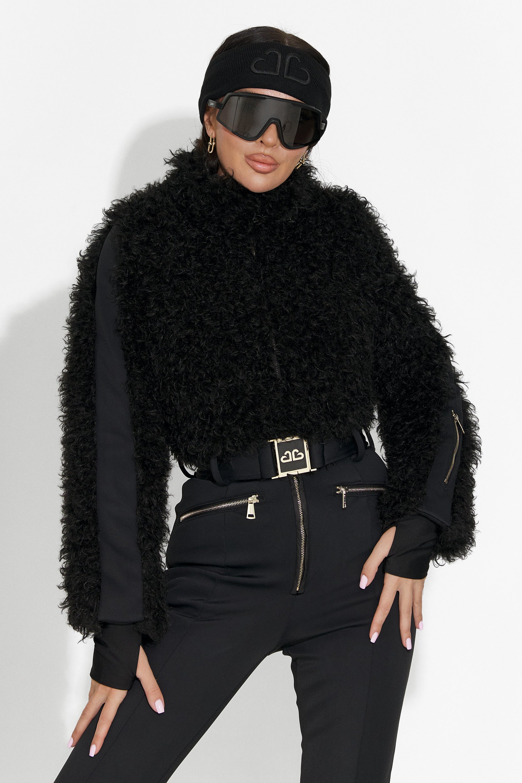 Salopeta ski casual neagra Alycia Bogas